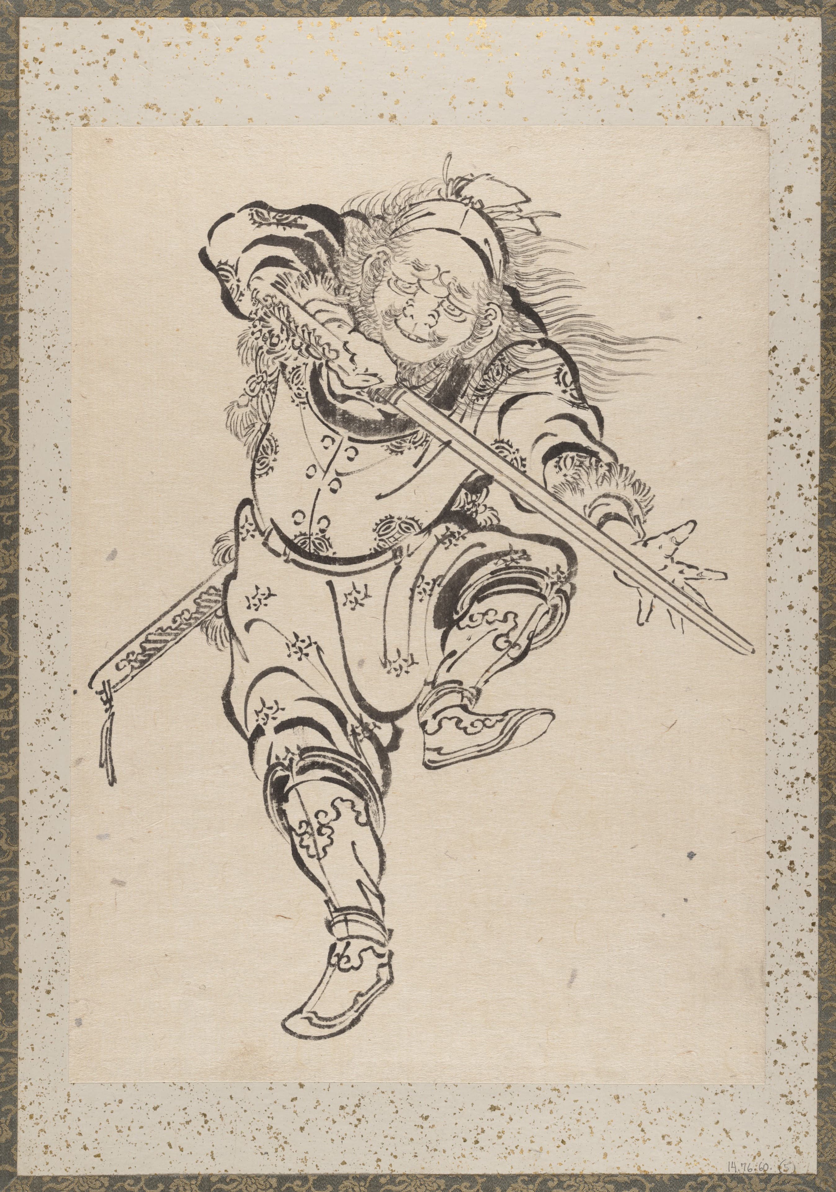 《《葛饰北斋及其弟子素描册》第5图》（Album of Sketches by Katsushika Hokusai and His Disciples Pl.05）｜葛饰北斋 Katsushika Hokusai｜19th century