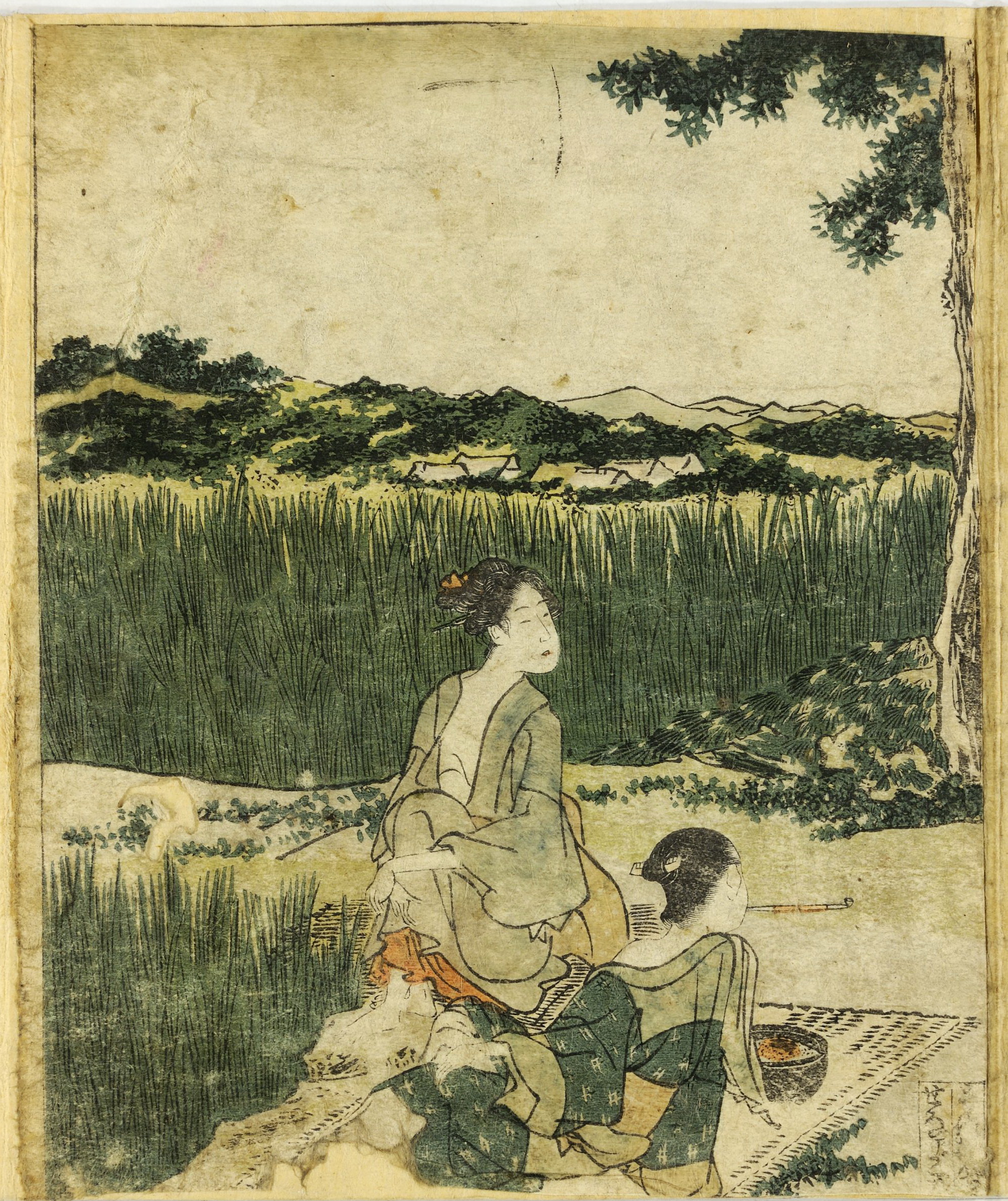 《女性职业 (14)》（Professions of women (14)）｜葛饰北斋 Katsushika Hokusai｜不明