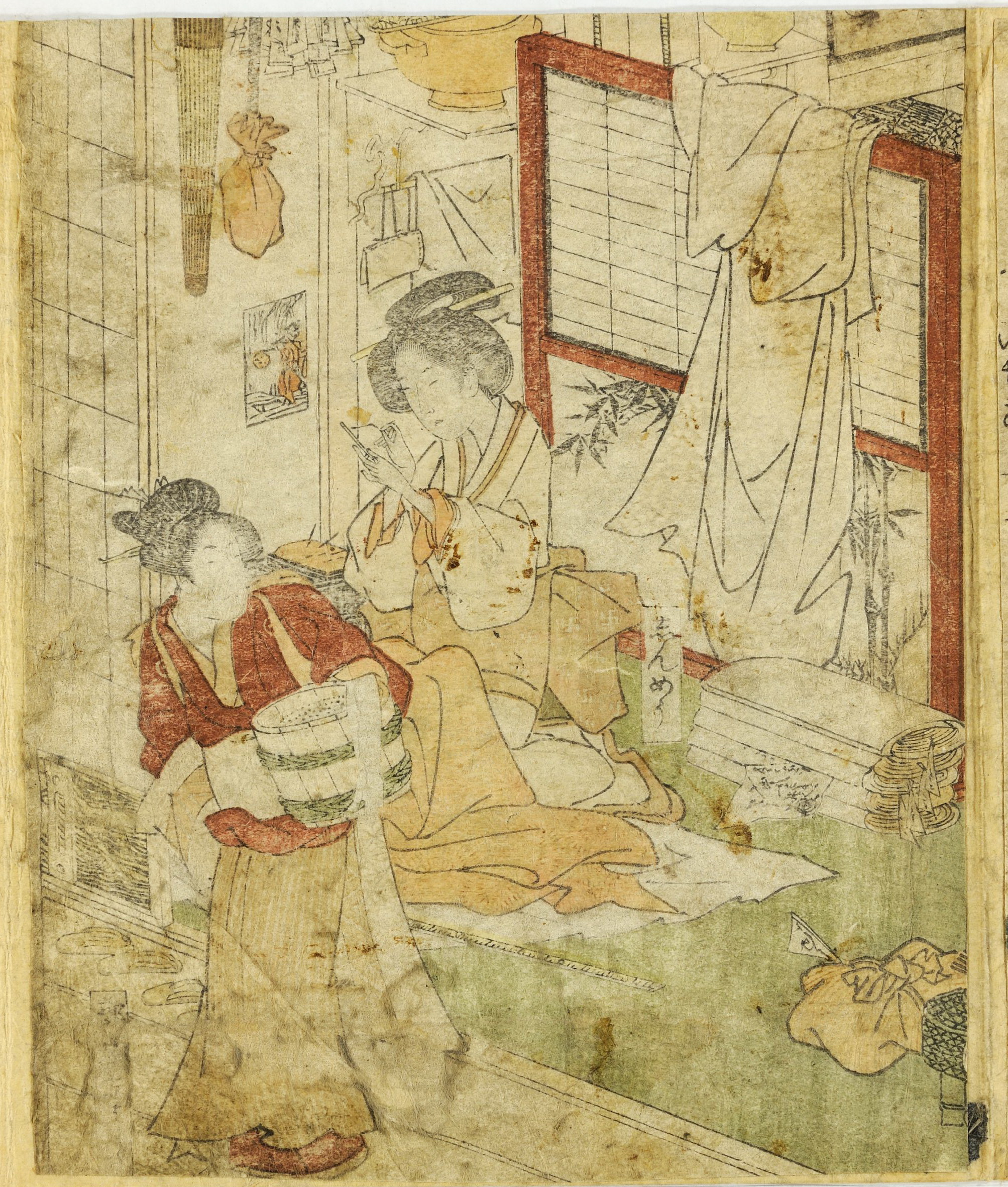 《女性职业 (16)》（Professions of women (16)）｜葛饰北斋 Katsushika Hokusai｜不明