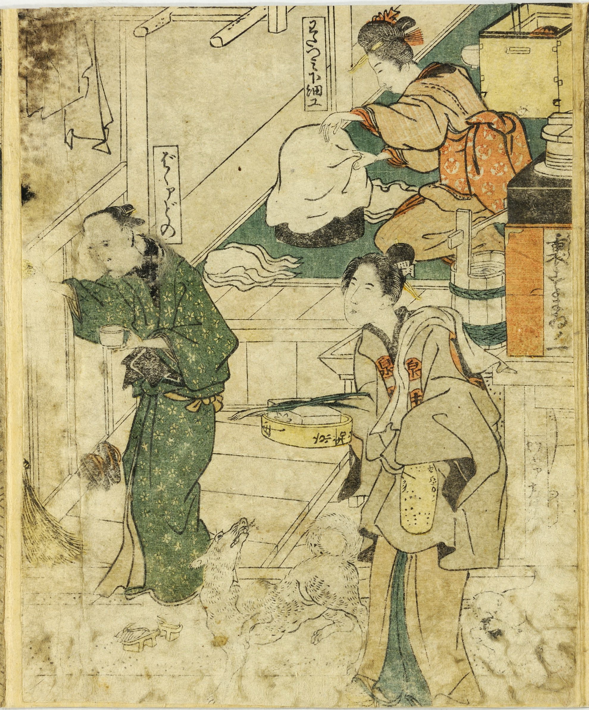 《女性职业 (8)》（Professions of women (8)）｜葛饰北斋 Katsushika Hokusai｜不明
