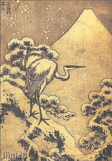 《《富岳百景》第044图：冬天的富士山》（44. Fuji in winter）｜葛饰北斋 Katsushika Hokusai｜1835-1847