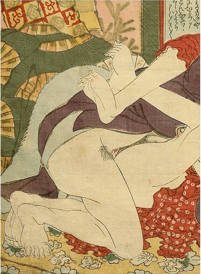 《热情约1820片段1》（Passionate 约 1820 fragment 1）｜葛饰北斋 Katsushika Hokusai｜1820