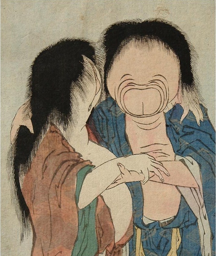 《他和她细节》（He and she detail）｜葛饰北斋 Katsushika Hokusai｜江户时代