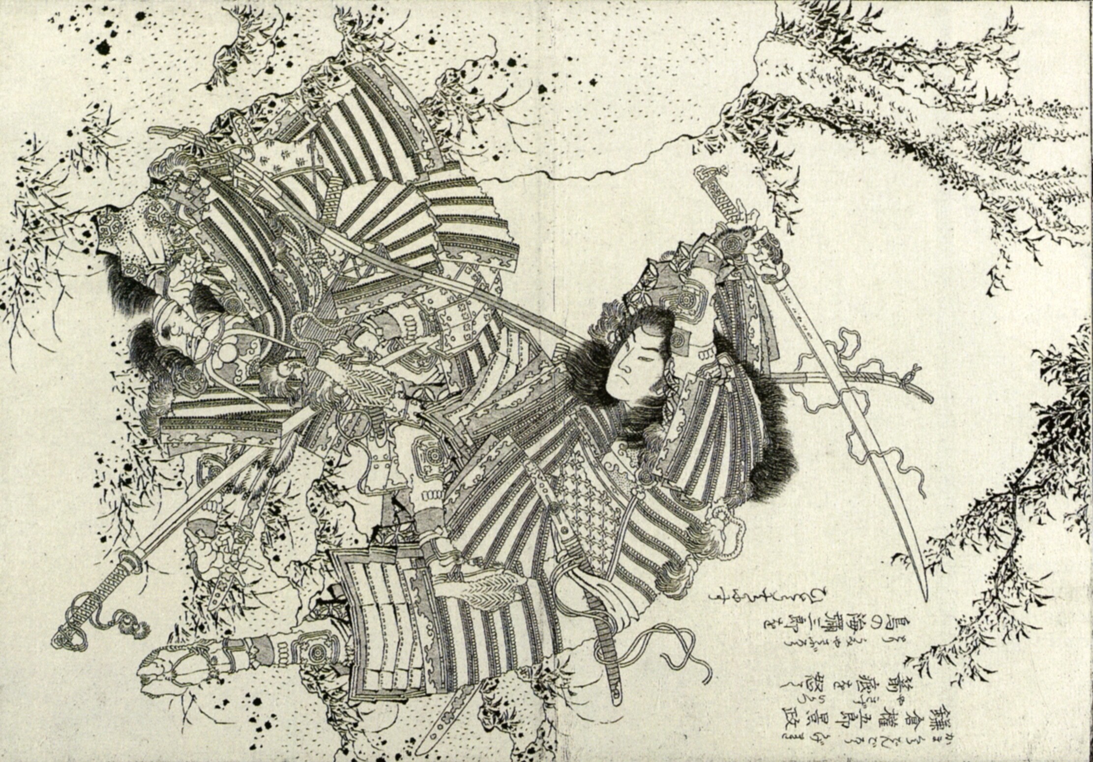 《葛饰北斋作品集第153图》（Katsushika Hokusai Works, Plate 153）｜葛饰北斋 Katsushika Hokusai｜19世纪