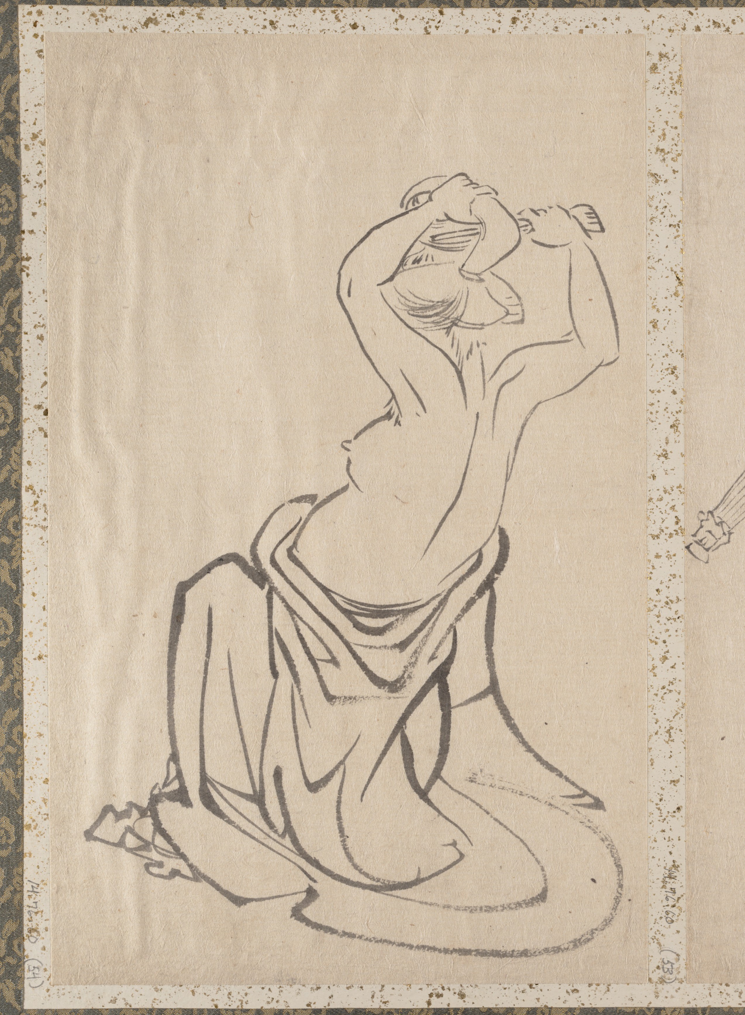 《葛饰北斋及其弟子素描册第054图》（Album of Sketches by Katsushika Hokusai and His Disciples, Plate 54）｜葛饰北斋 Katsushika Hokusai｜19世纪
