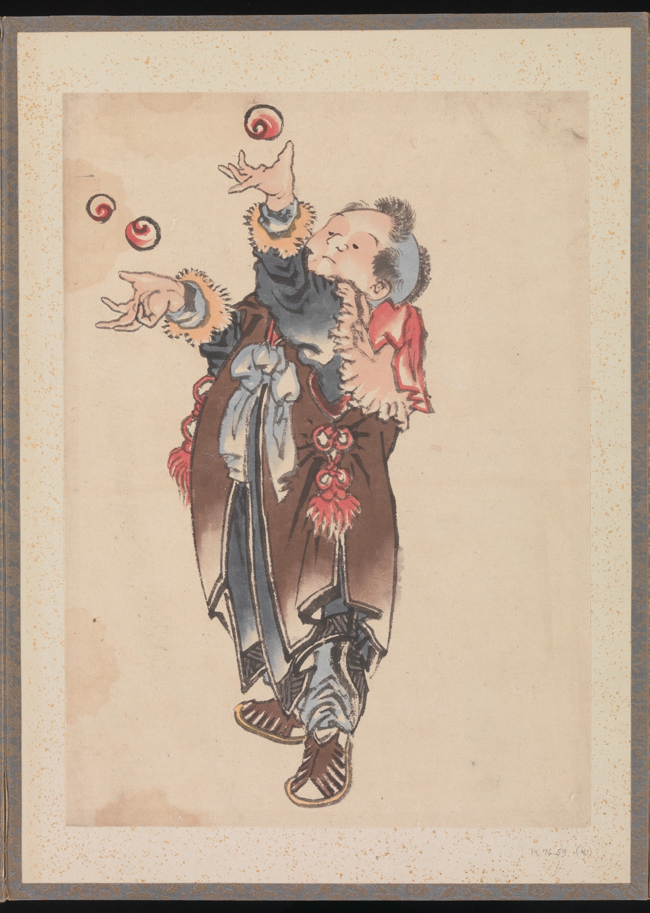《葛饰北斋及其弟子素描册（DP273187）》（Album of Sketches by Katsushika Hokusai and His Disciples, DP273187）｜葛饰北斋 Katsushika Hokusai｜19世纪