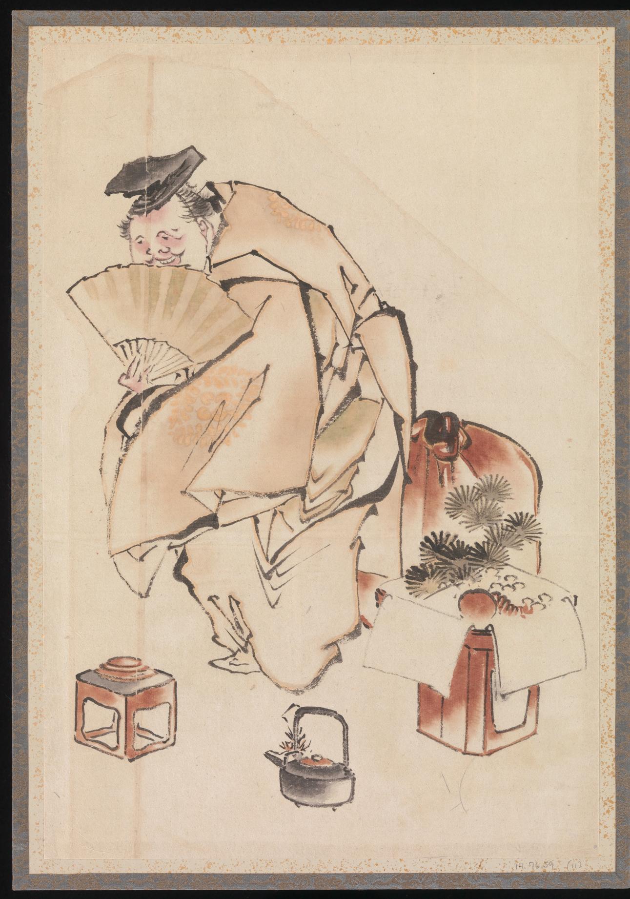 《葛饰北斋及其弟子素描册（DP273194）》（Album of Sketches by Katsushika Hokusai and His Disciples, DP273194）｜葛饰北斋 Katsushika Hokusai｜19世纪