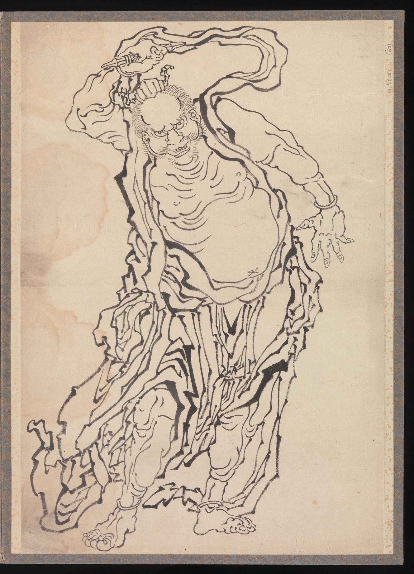 《葛饰北斋及其弟子素描册（DP273302）》（Album of Sketches by Katsushika Hokusai and His Disciples, DP273302）｜葛饰北斋 Katsushika Hokusai｜19世纪