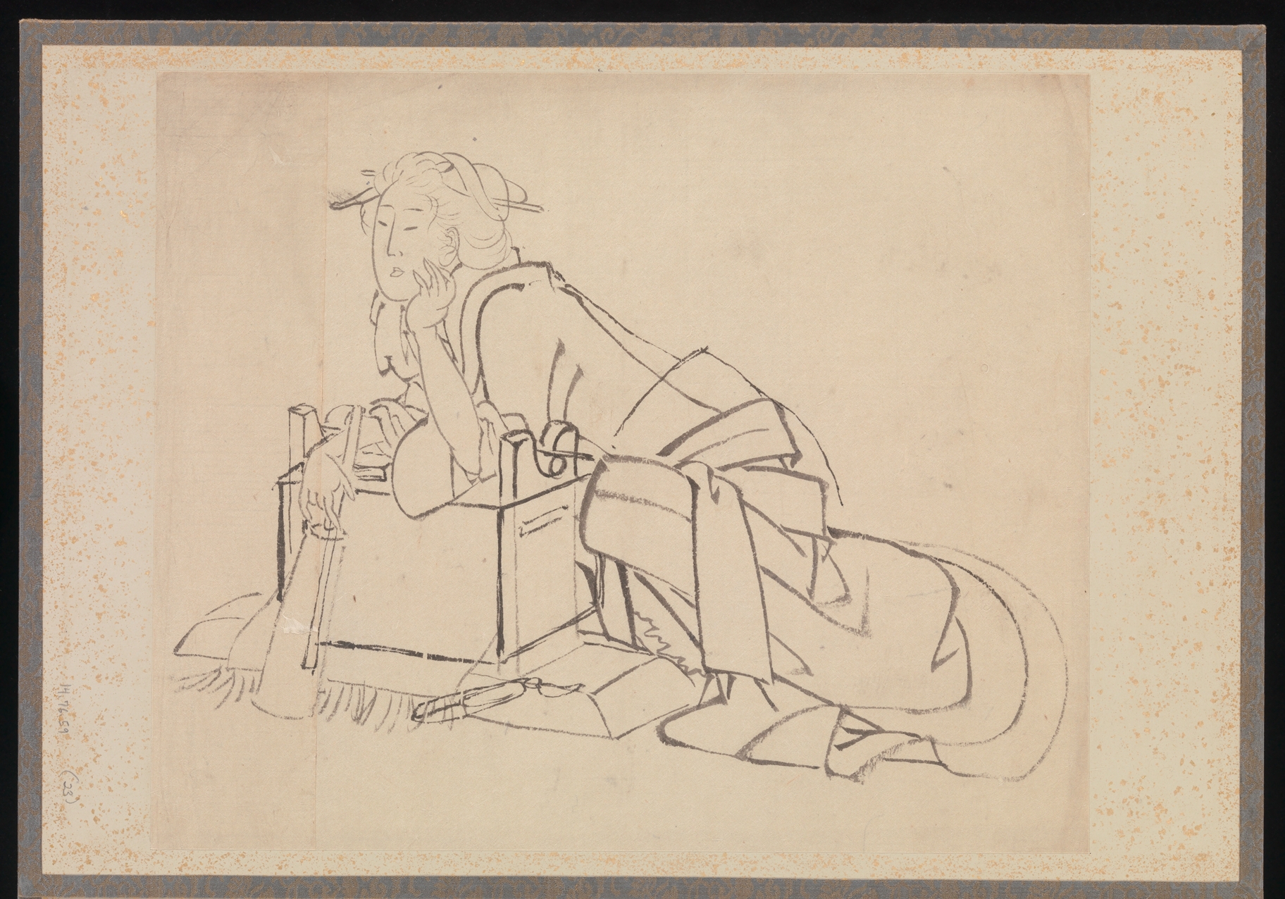 《葛饰北斋及其弟子素描册（DP273303）》（Album of Sketches by Katsushika Hokusai and His Disciples, DP273303）｜葛饰北斋 Katsushika Hokusai｜19世纪