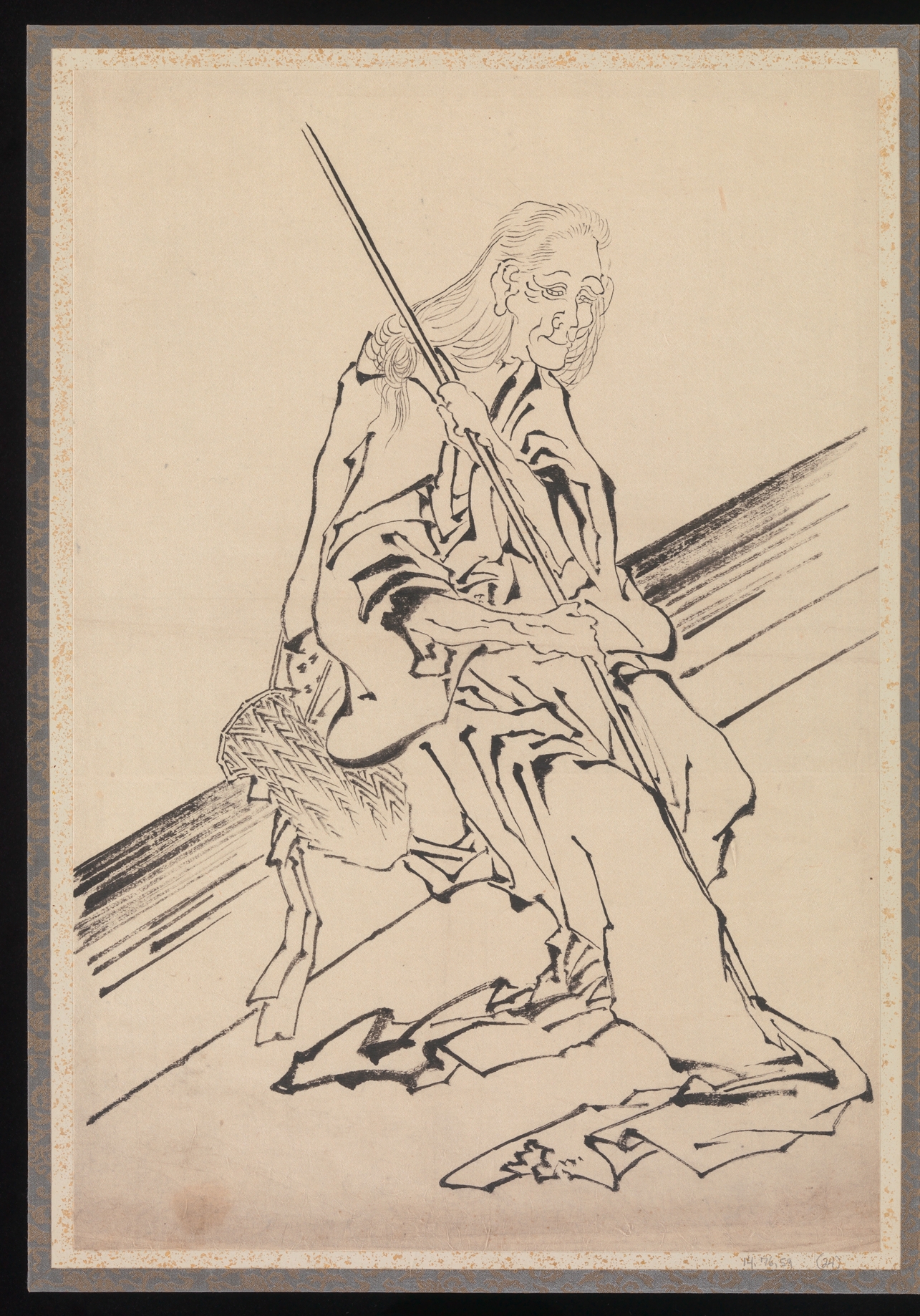 《葛饰北斋及其弟子素描册（DP273304）》（Album of Sketches by Katsushika Hokusai and His Disciples, DP273304）｜葛饰北斋 Katsushika Hokusai｜19世纪