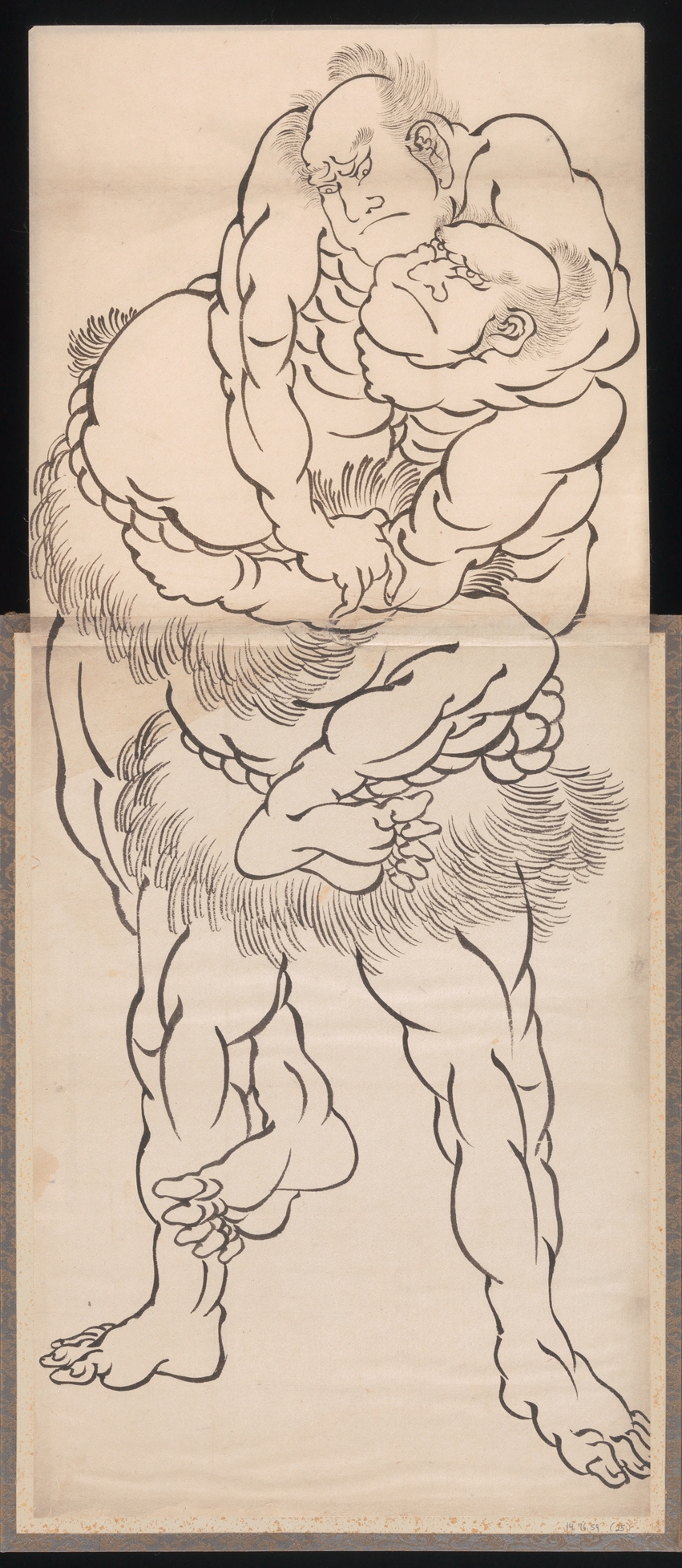 《葛饰北斋及其弟子素描册（DP273305）》（Album of Sketches by Katsushika Hokusai and His Disciples, DP273305）｜葛饰北斋 Katsushika Hokusai｜19世纪
