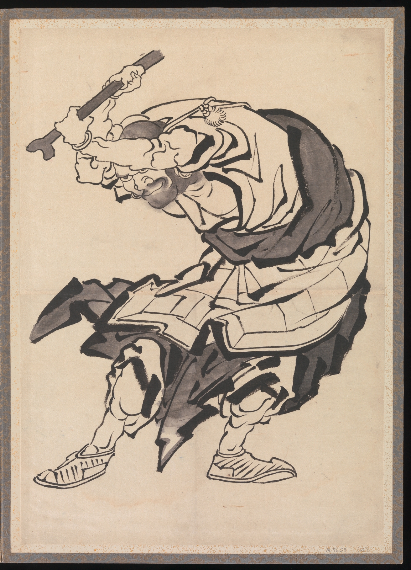 《葛饰北斋及其弟子素描册（DP273306）》（Album of Sketches by Katsushika Hokusai and His Disciples, DP273306）｜葛饰北斋 Katsushika Hokusai｜19世纪