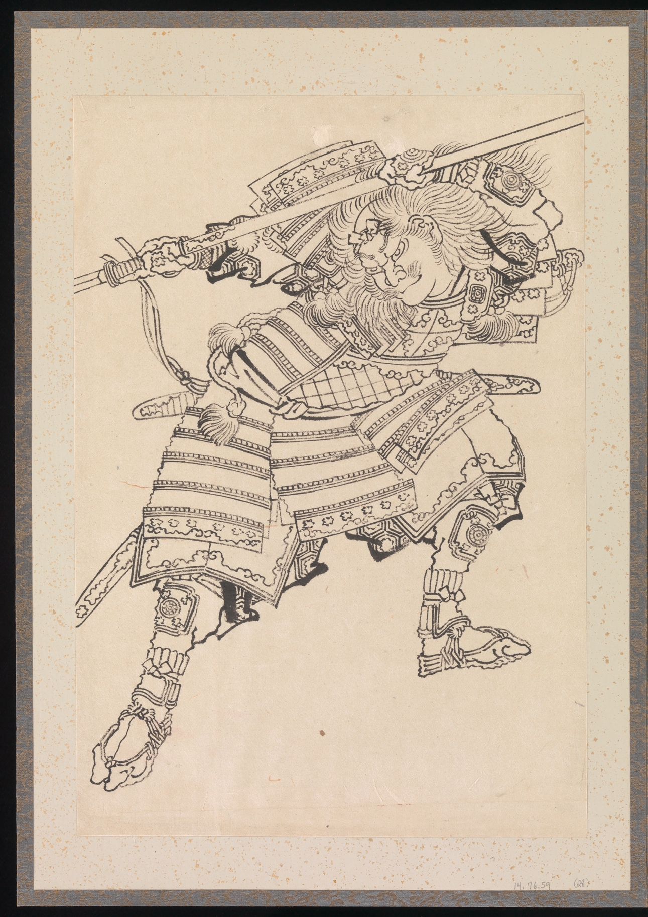 《葛饰北斋及其弟子素描册（DP273308）》（Album of Sketches by Katsushika Hokusai and His Disciples, DP273308）｜葛饰北斋 Katsushika Hokusai｜19世纪