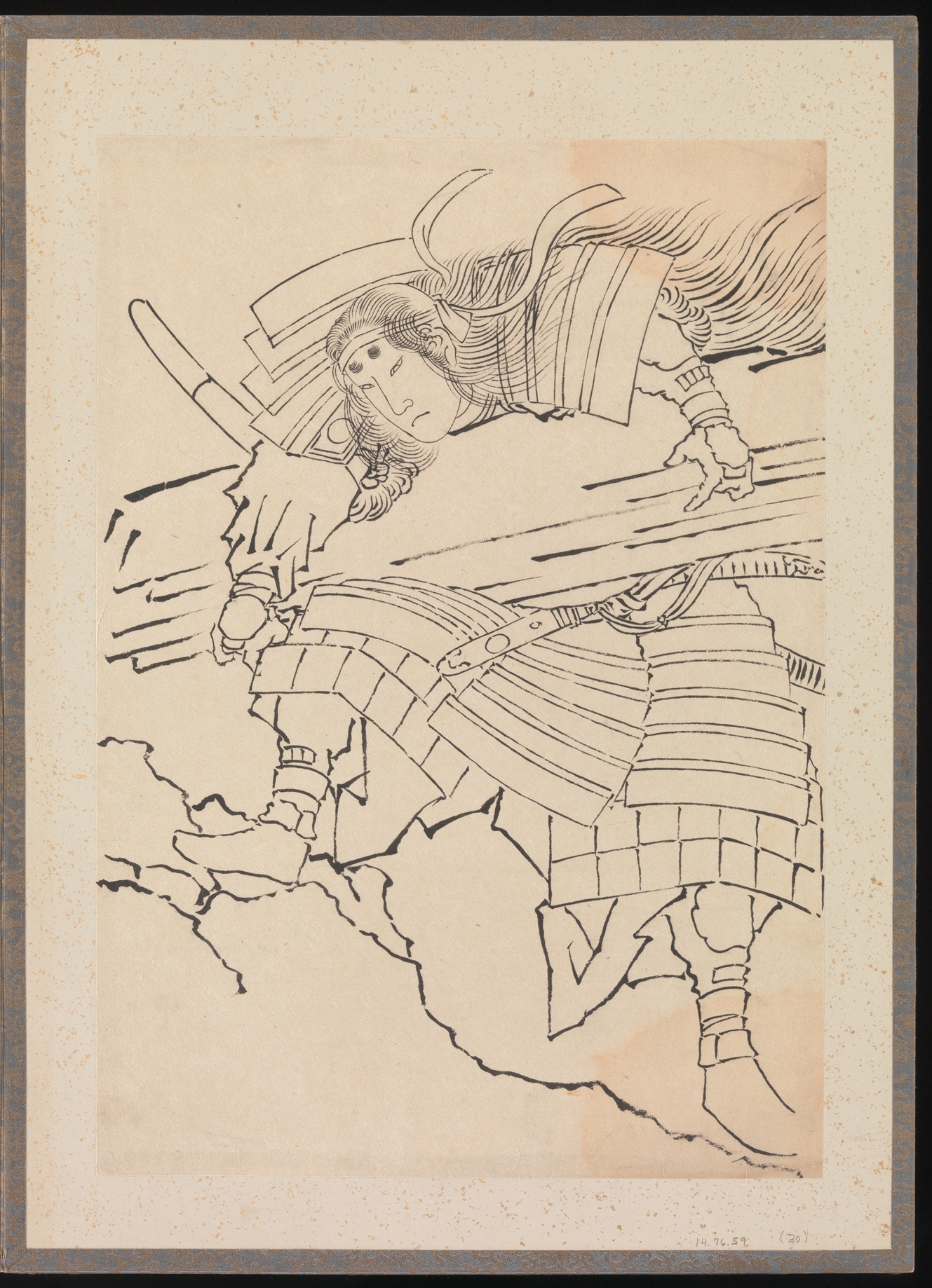 《葛饰北斋及其弟子素描册（DP273310）》（Album of Sketches by Katsushika Hokusai and His Disciples, DP273310）｜葛饰北斋 Katsushika Hokusai｜19世纪
