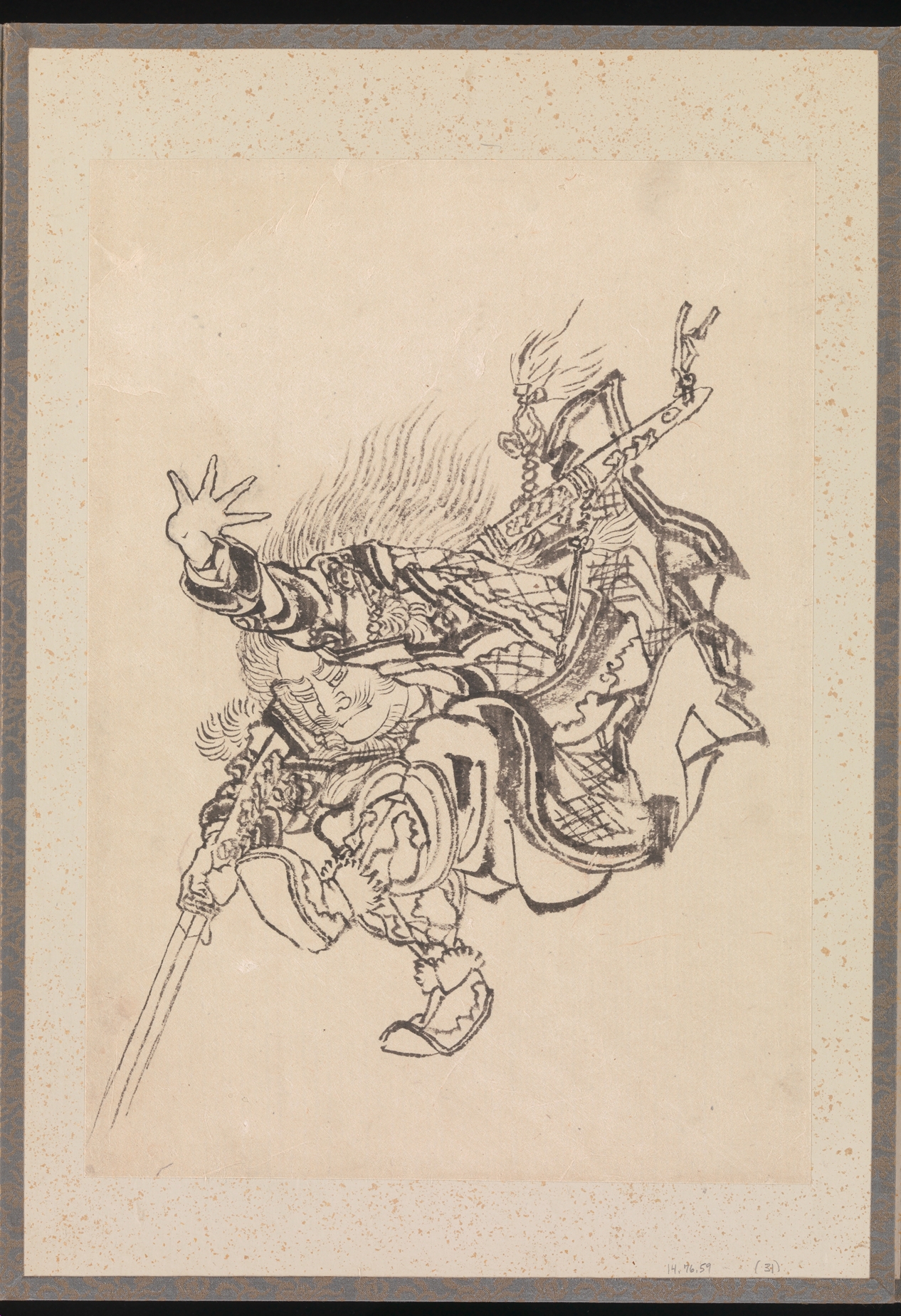 《葛饰北斋及其弟子素描册（DP273311）》（Album of Sketches by Katsushika Hokusai and His Disciples, DP273311）｜葛饰北斋 Katsushika Hokusai｜19世纪