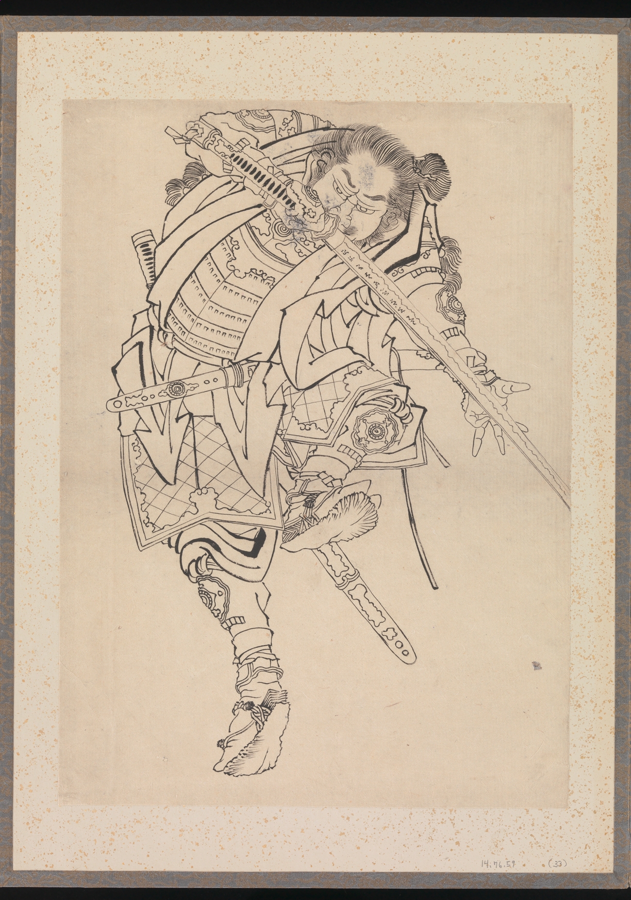 《葛饰北斋及其弟子素描册（DP273313）》（Album of Sketches by Katsushika Hokusai and His Disciples, DP273313）｜葛饰北斋 Katsushika Hokusai｜19世纪