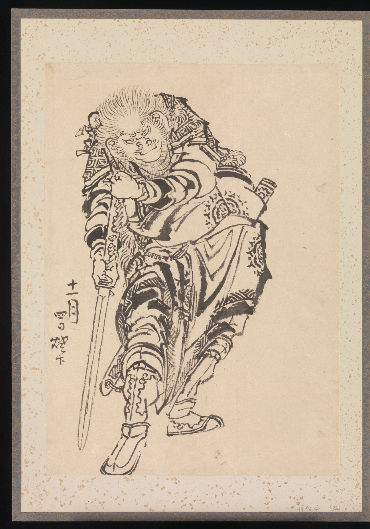 《葛饰北斋及其弟子素描册（DP273314）》（Album of Sketches by Katsushika Hokusai and His Disciples, DP273314）｜葛饰北斋 Katsushika Hokusai｜19世纪