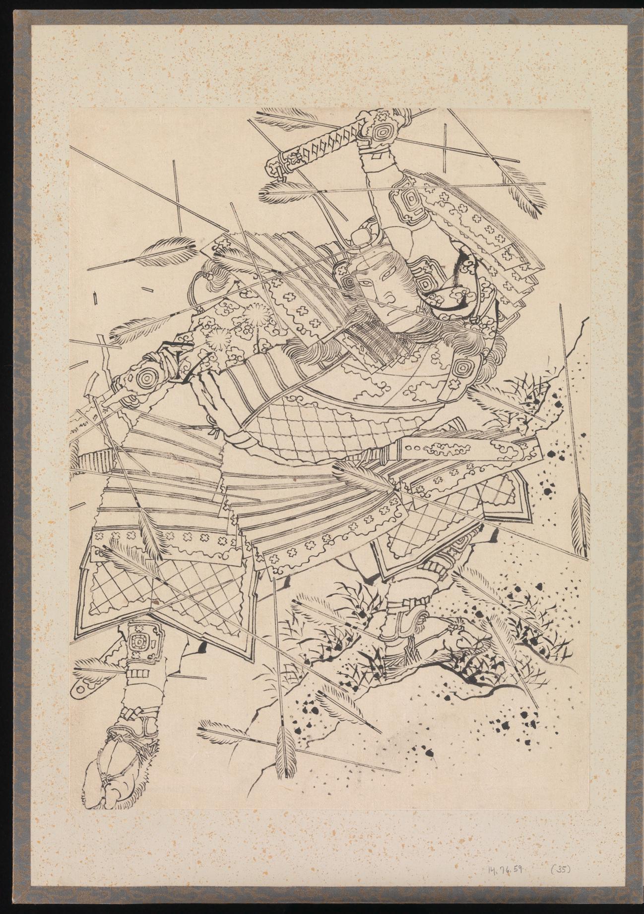 《葛饰北斋及其弟子素描册（DP273315）》（Album of Sketches by Katsushika Hokusai and His Disciples, DP273315）｜葛饰北斋 Katsushika Hokusai｜19世纪