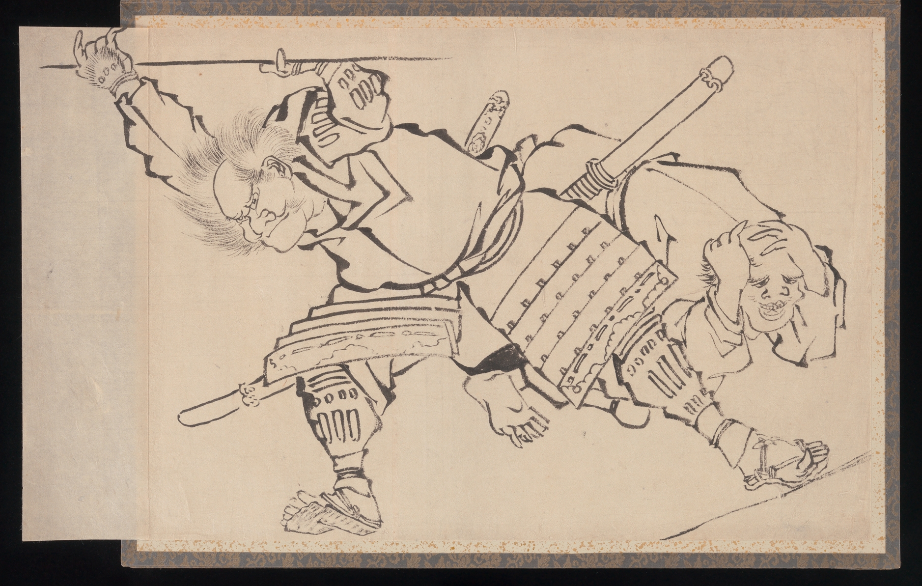 《葛饰北斋及其弟子素描册（DP273485）》（Album of Sketches by Katsushika Hokusai and His Disciples, DP273485）｜葛饰北斋 Katsushika Hokusai｜19世纪