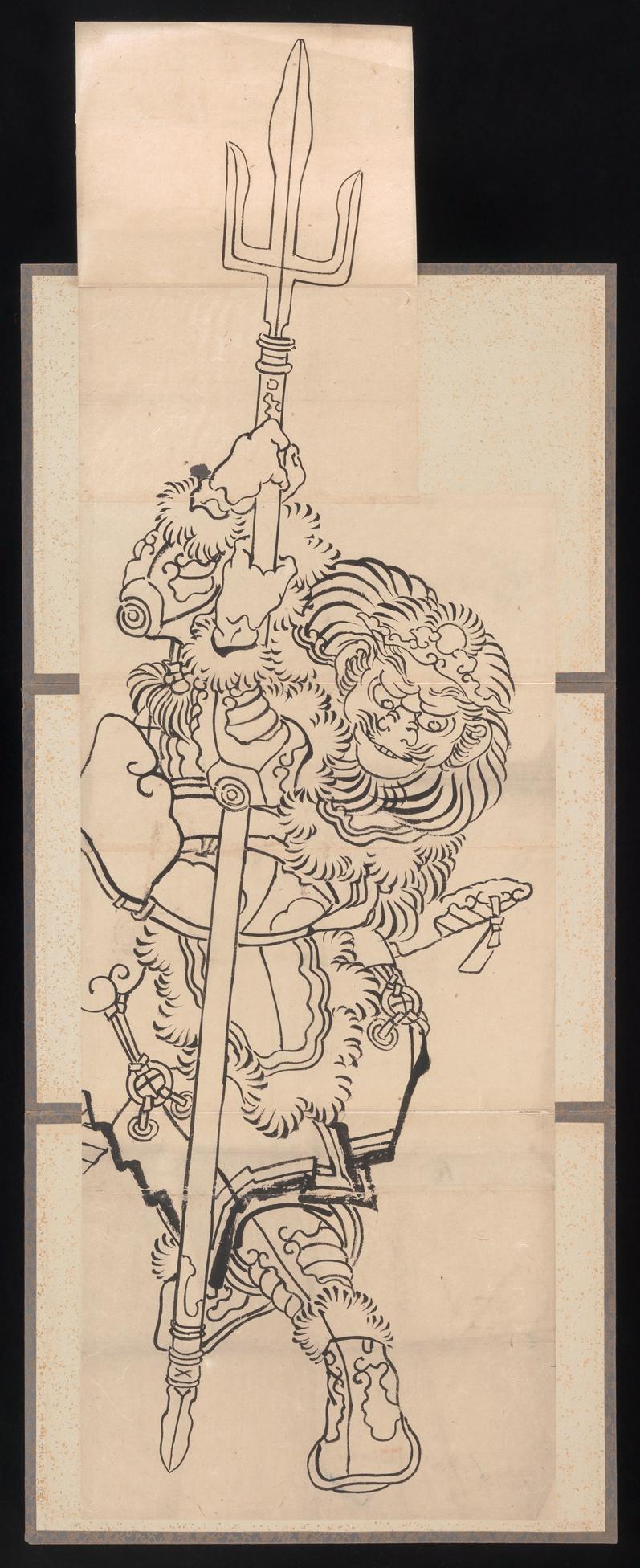 《葛饰北斋及其弟子素描册（DP273491）》（Album of Sketches by Katsushika Hokusai and His Disciples, DP273491）｜葛饰北斋 Katsushika Hokusai｜19世纪