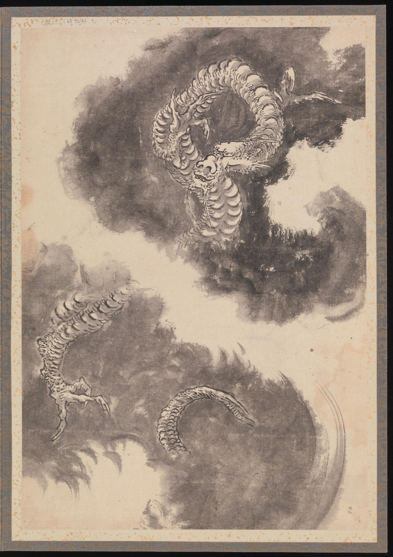 《葛饰北斋及其弟子素描册（DP273495）》（Album of Sketches by Katsushika Hokusai and His Disciples, DP273495）｜葛饰北斋 Katsushika Hokusai｜19世纪