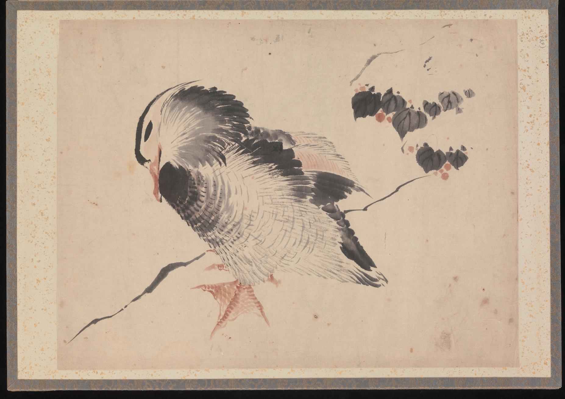 《葛饰北斋及其弟子素描册（DP273498）》（Album of Sketches by Katsushika Hokusai and His Disciples, DP273498）｜葛饰北斋 Katsushika Hokusai｜19世纪