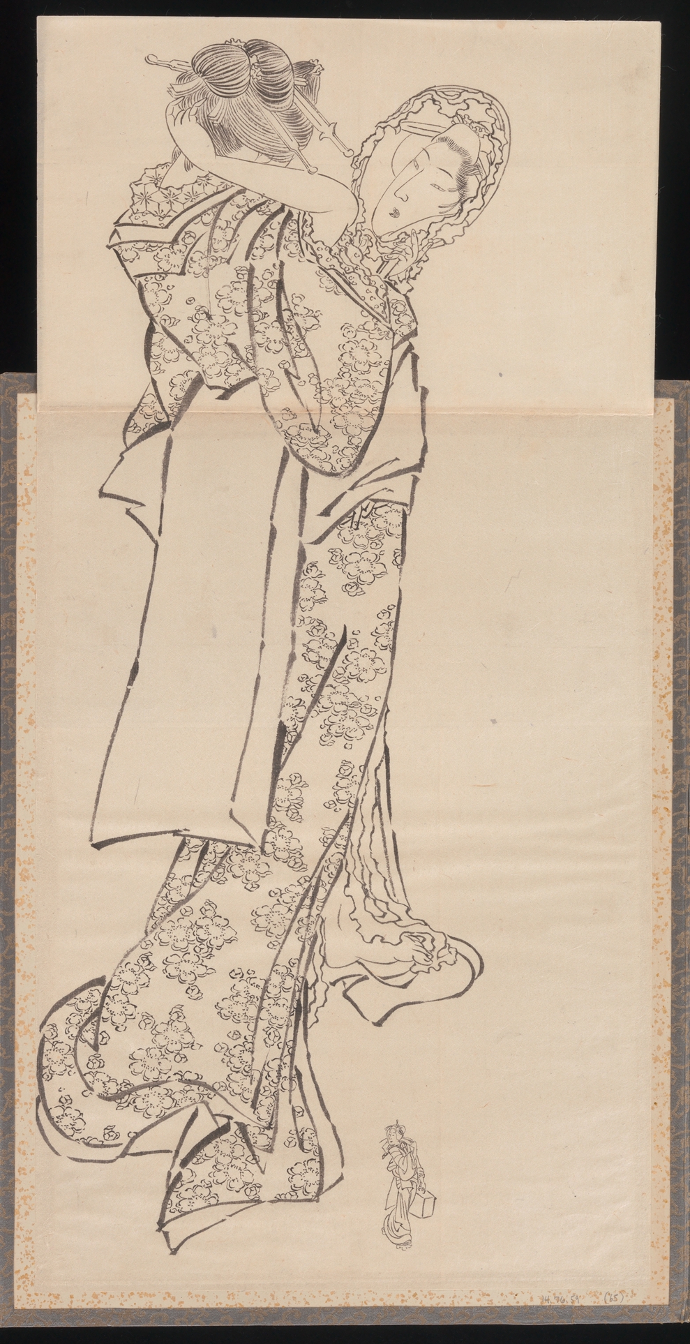 《葛饰北斋及其弟子素描册（DP273506）》（Album of Sketches by Katsushika Hokusai and His Disciples, DP273506）｜葛饰北斋 Katsushika Hokusai｜19世纪