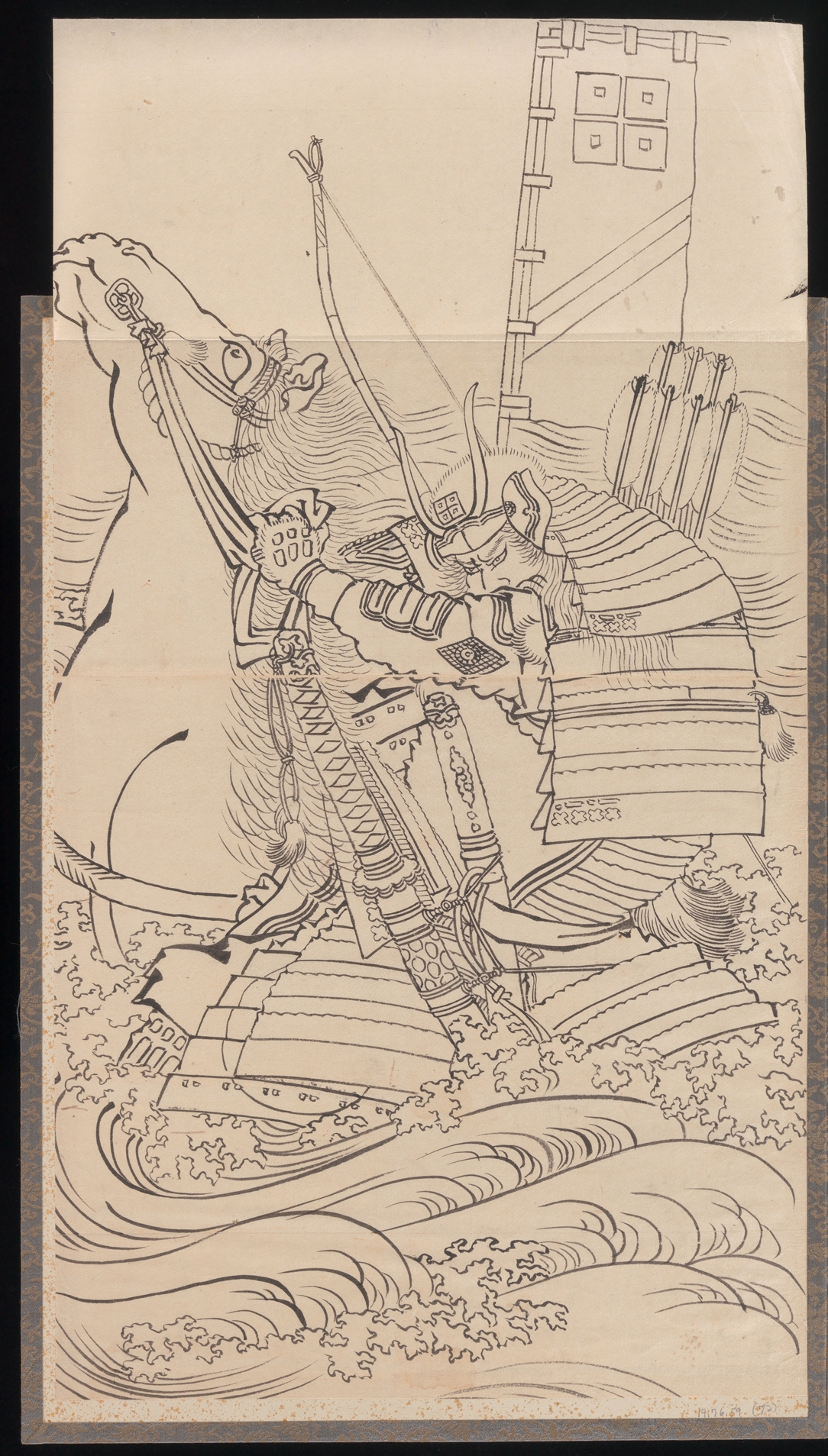 《葛饰北斋及其弟子素描册（DP273513）》（Album of Sketches by Katsushika Hokusai and His Disciples, DP273513）｜葛饰北斋 Katsushika Hokusai｜19世纪