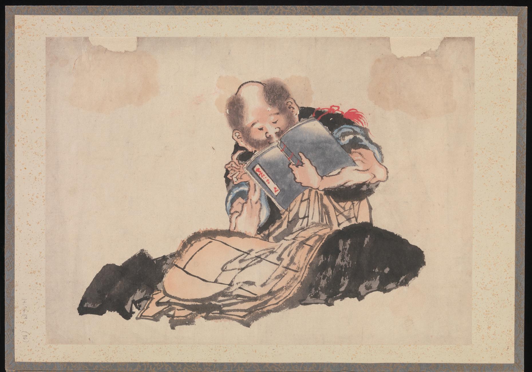 《葛饰北斋及其弟子素描册（DP273517）》（Album of Sketches by Katsushika Hokusai and His Disciples, DP273517）｜葛饰北斋 Katsushika Hokusai｜19世纪
