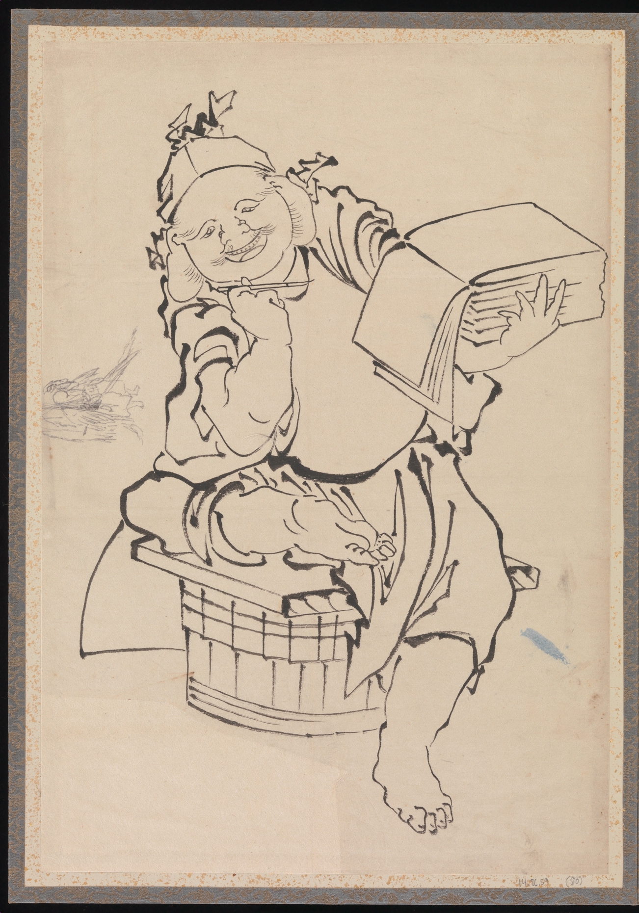 《葛饰北斋及其弟子素描册（DP273521）》（Album of Sketches by Katsushika Hokusai and His Disciples, DP273521）｜葛饰北斋 Katsushika Hokusai｜19世纪