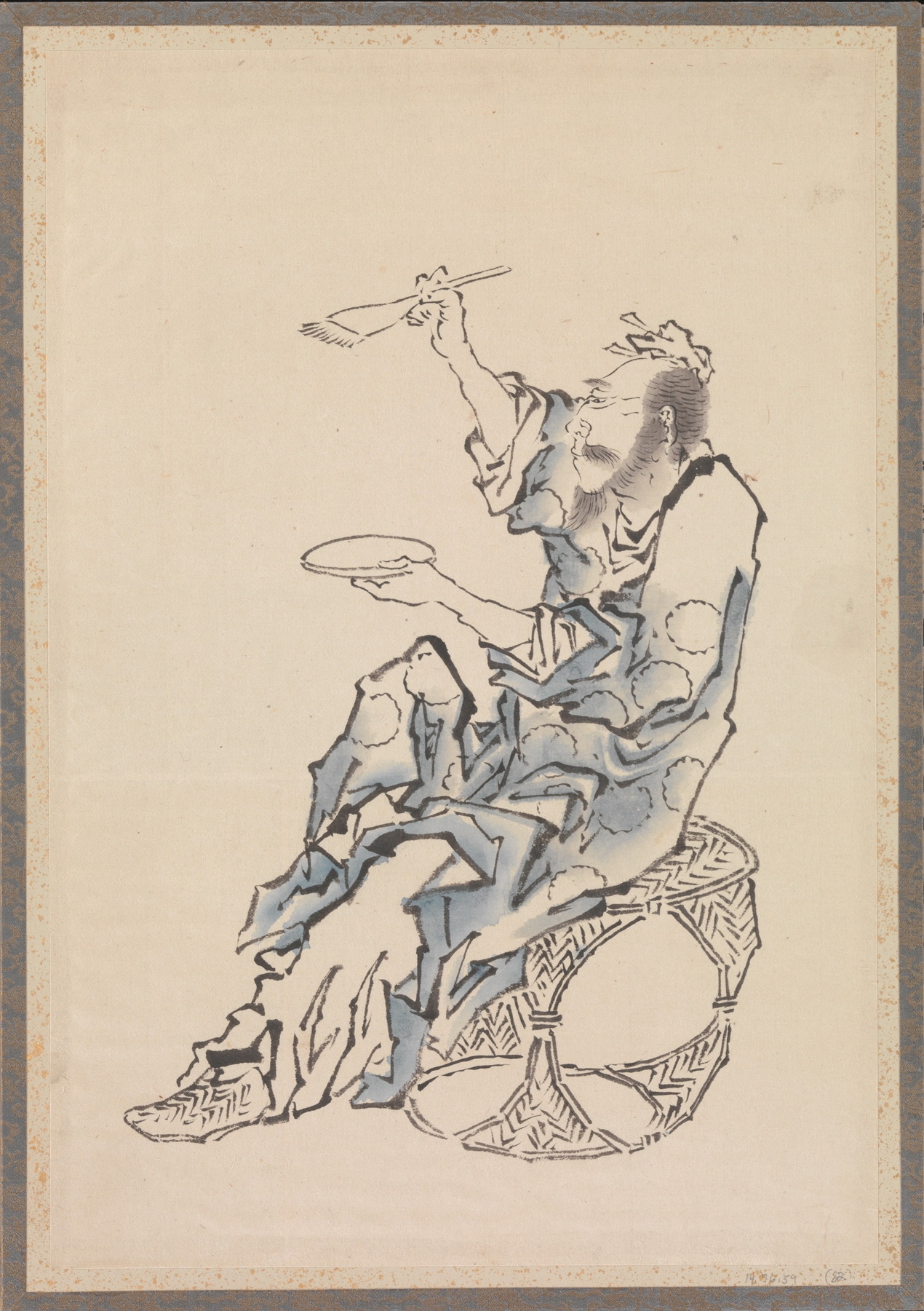 《葛饰北斋及其弟子素描册（DP273543）》（Album of Sketches by Katsushika Hokusai and His Disciples, DP273543）｜葛饰北斋 Katsushika Hokusai｜19世纪