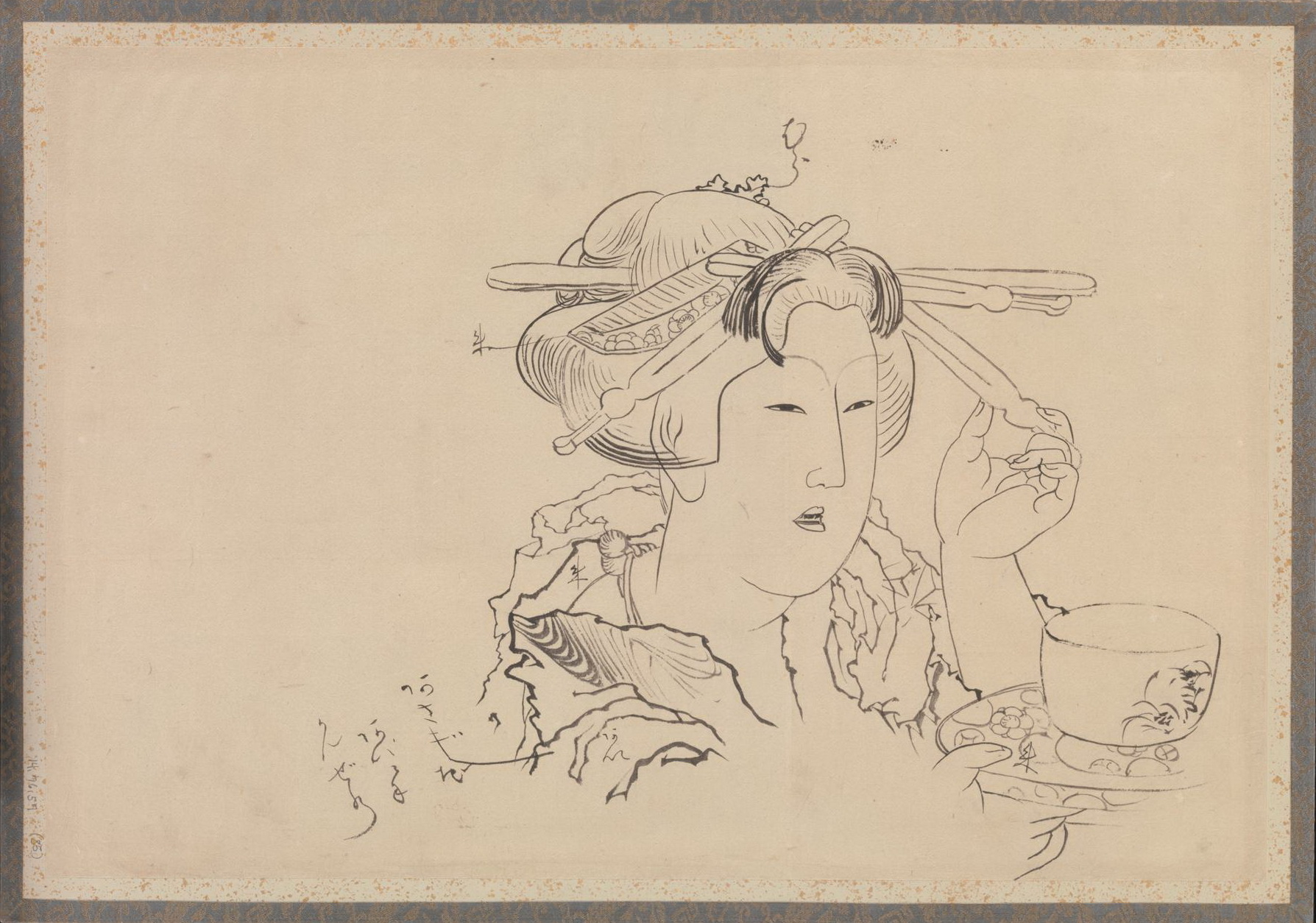 《葛饰北斋及其弟子素描册（DP273546）》（Album of Sketches by Katsushika Hokusai and His Disciples, DP273546）｜葛饰北斋 Katsushika Hokusai｜19世纪