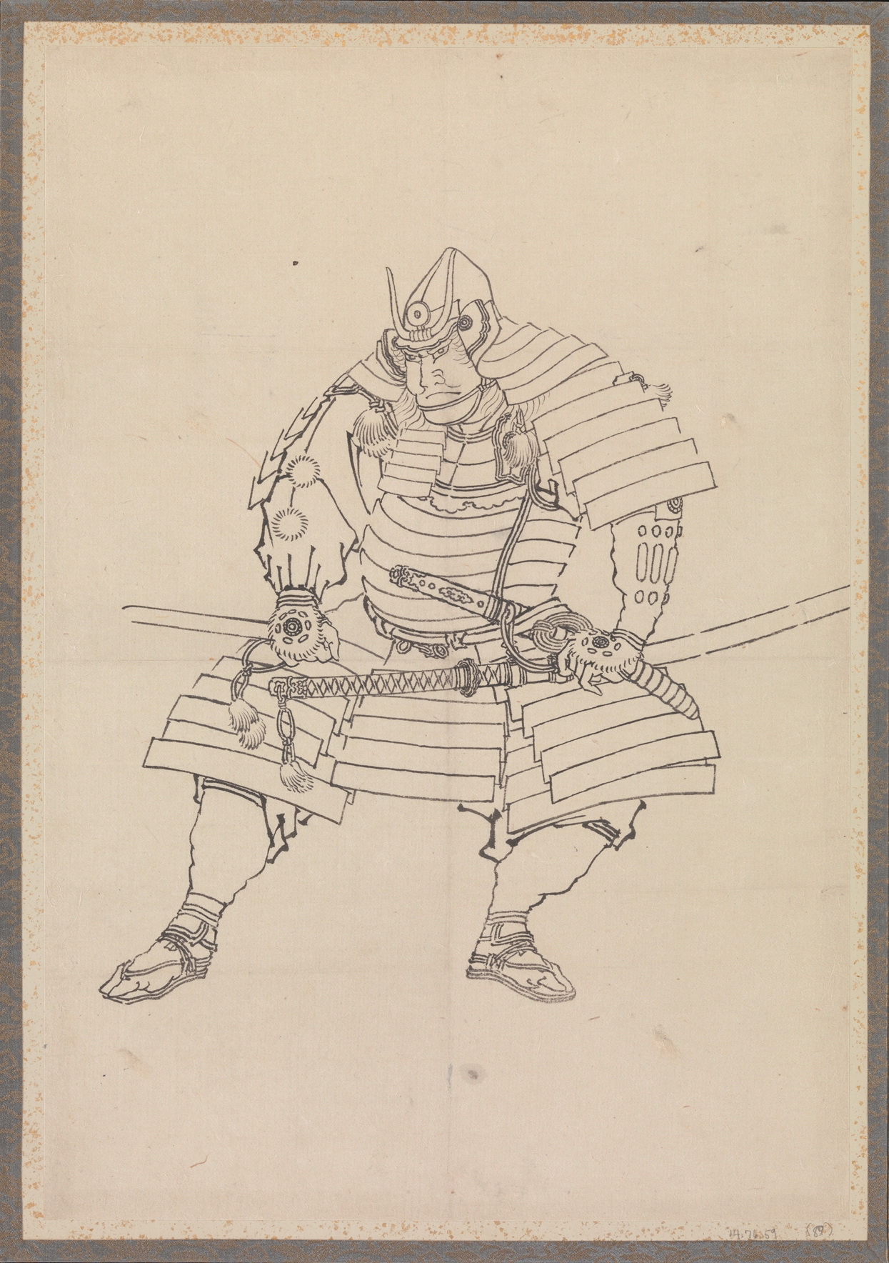 《葛饰北斋及其弟子素描册（DP273550）》（Album of Sketches by Katsushika Hokusai and His Disciples, DP273550）｜葛饰北斋 Katsushika Hokusai｜19世纪