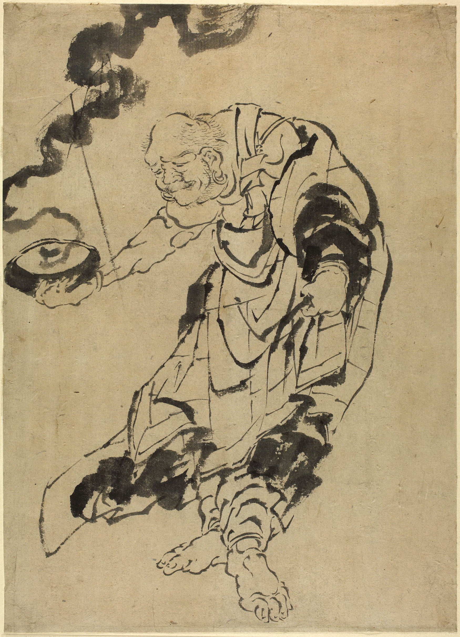《铁板仙人》（Teppatsu Sennin）｜葛饰北斋 Katsushika Hokusai｜不明