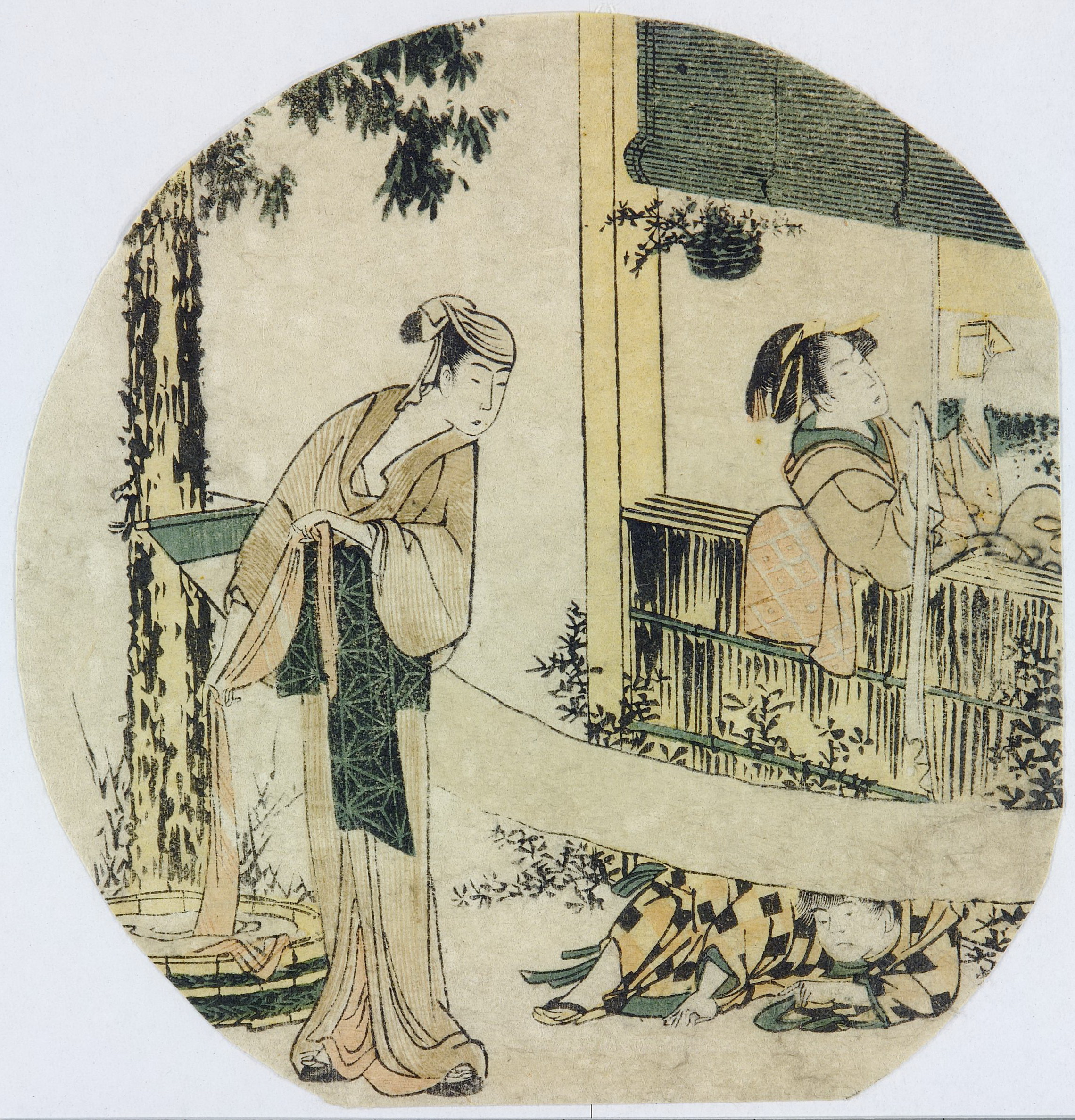 《葛饰北斋绘本插图第002图》（Katsushika Hokusai Book Illustration, Plate 2）｜葛饰北斋 Katsushika Hokusai｜不明