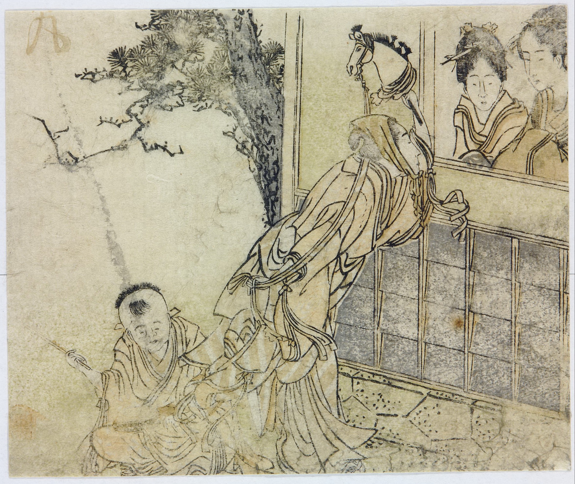 《葛饰北斋绘本插图第003图》（Katsushika Hokusai Book Illustration, Plate 3）｜葛饰北斋 Katsushika Hokusai｜不明