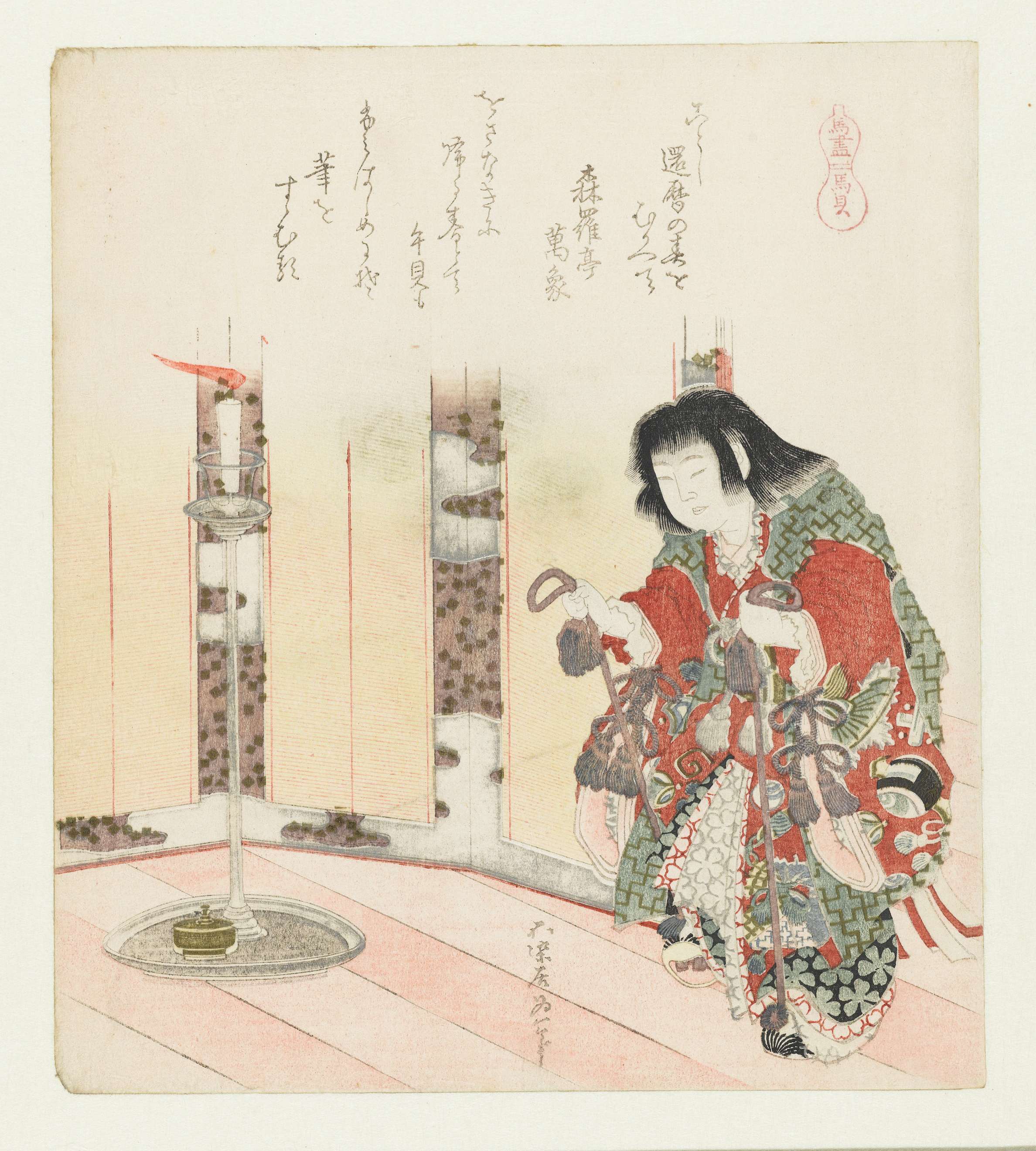 《马游戏》（Horse game）｜葛饰北斋 Katsushika Hokusai｜1822