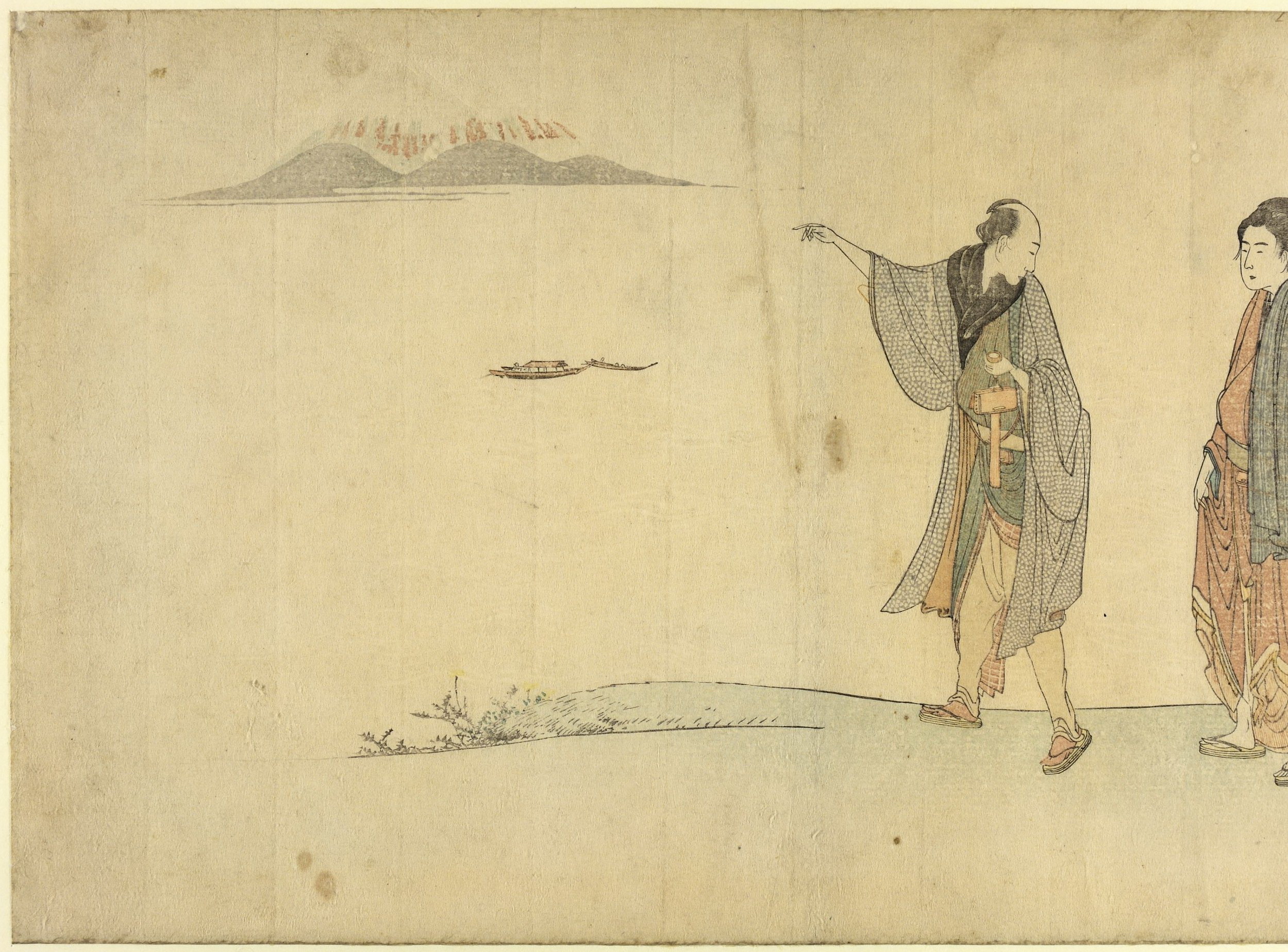 《湖边派对表1》（Lakeside party sheet 1）｜葛饰北斋 Katsushika Hokusai｜19世纪初