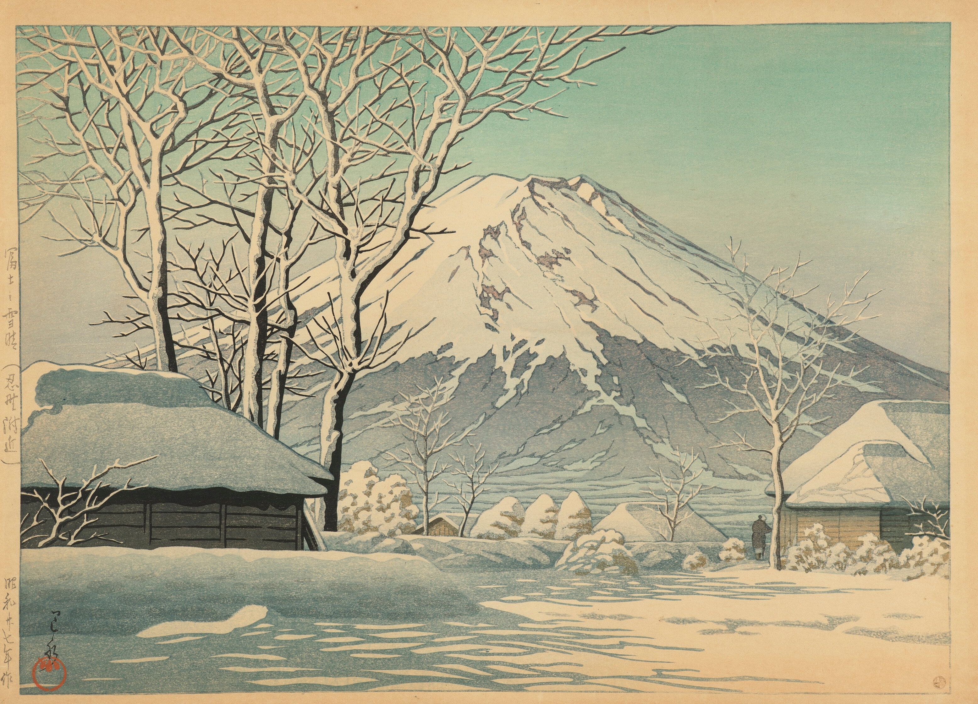 忍野雪晴富士