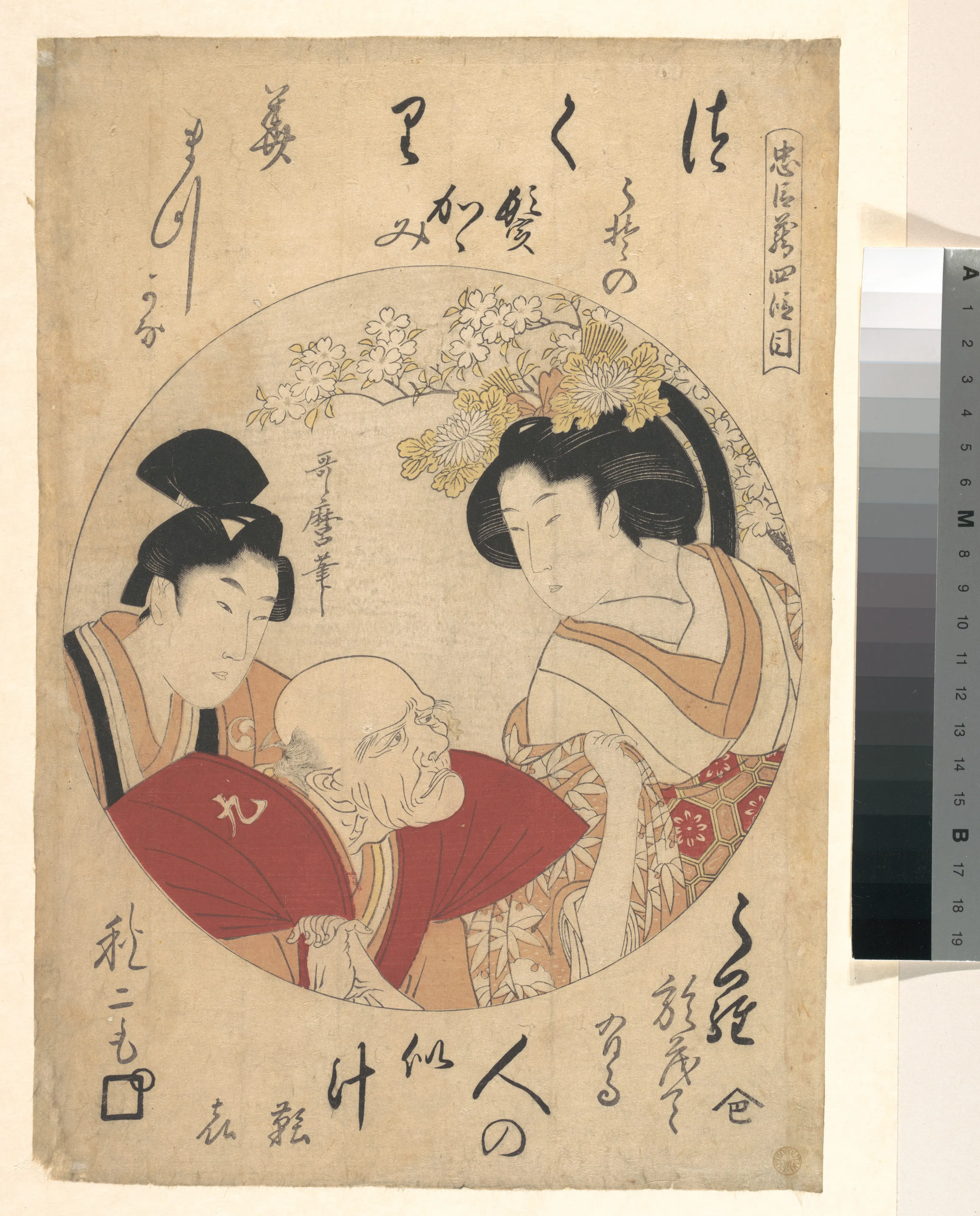 《忠臣藏 第四段》（忠臣蔵四段目）｜喜多川歌麿 Kitagawa Utamaro｜江户时代，约 1798