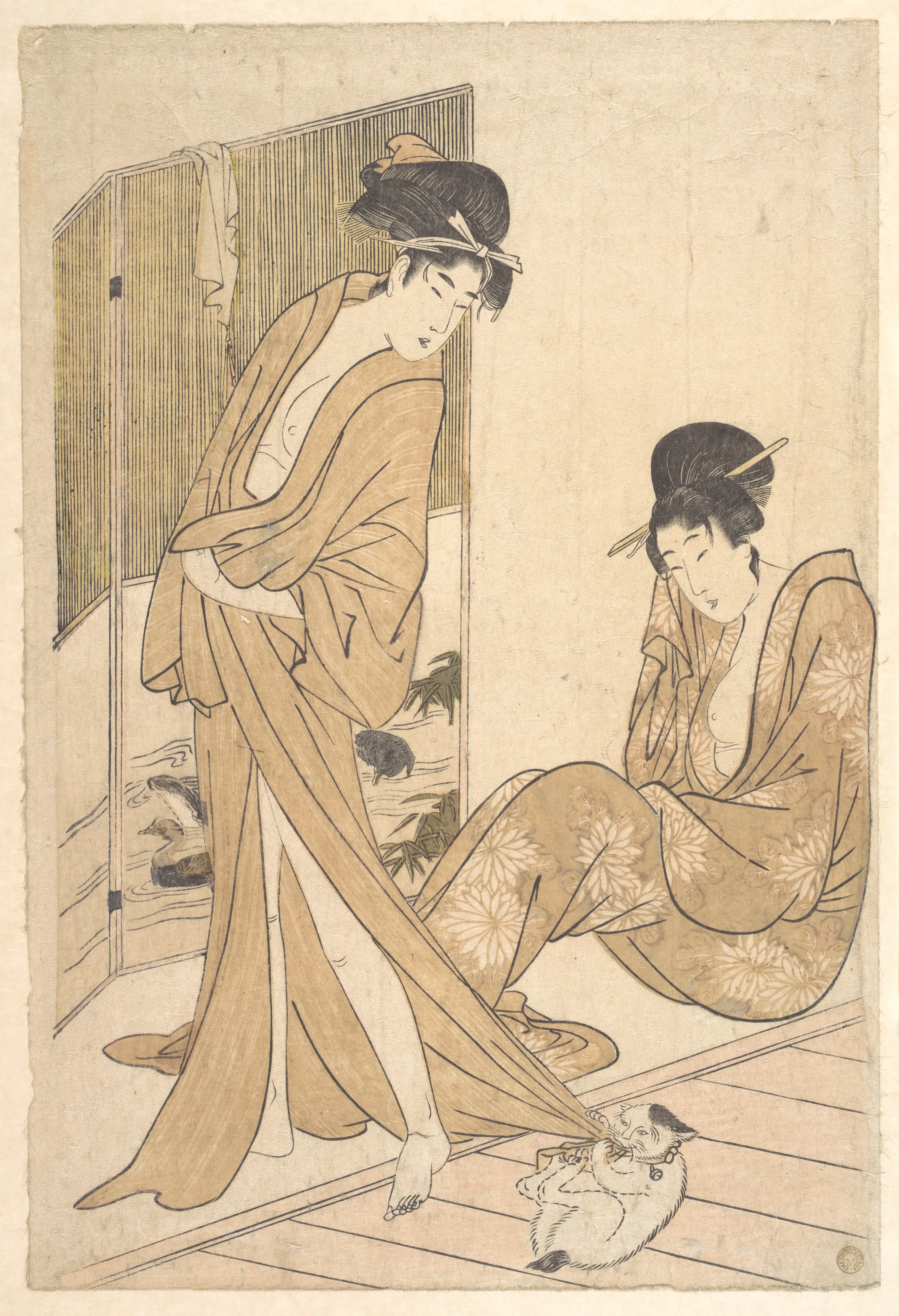 室内两美人