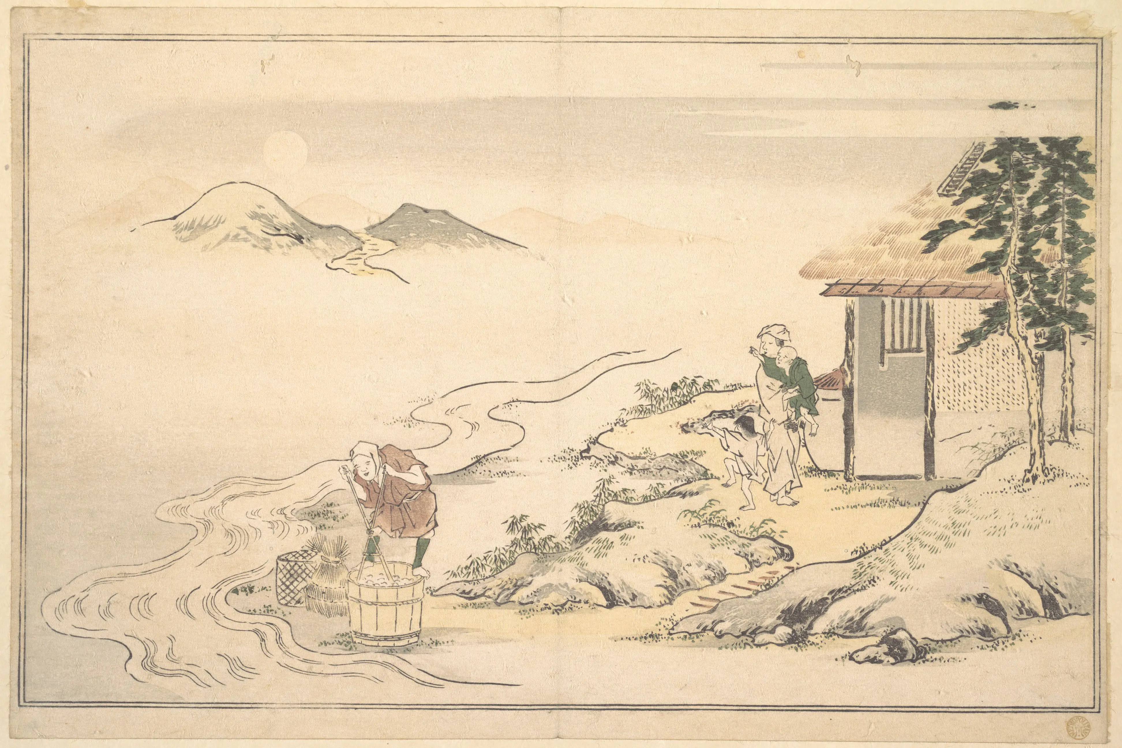 芋收时节的满月