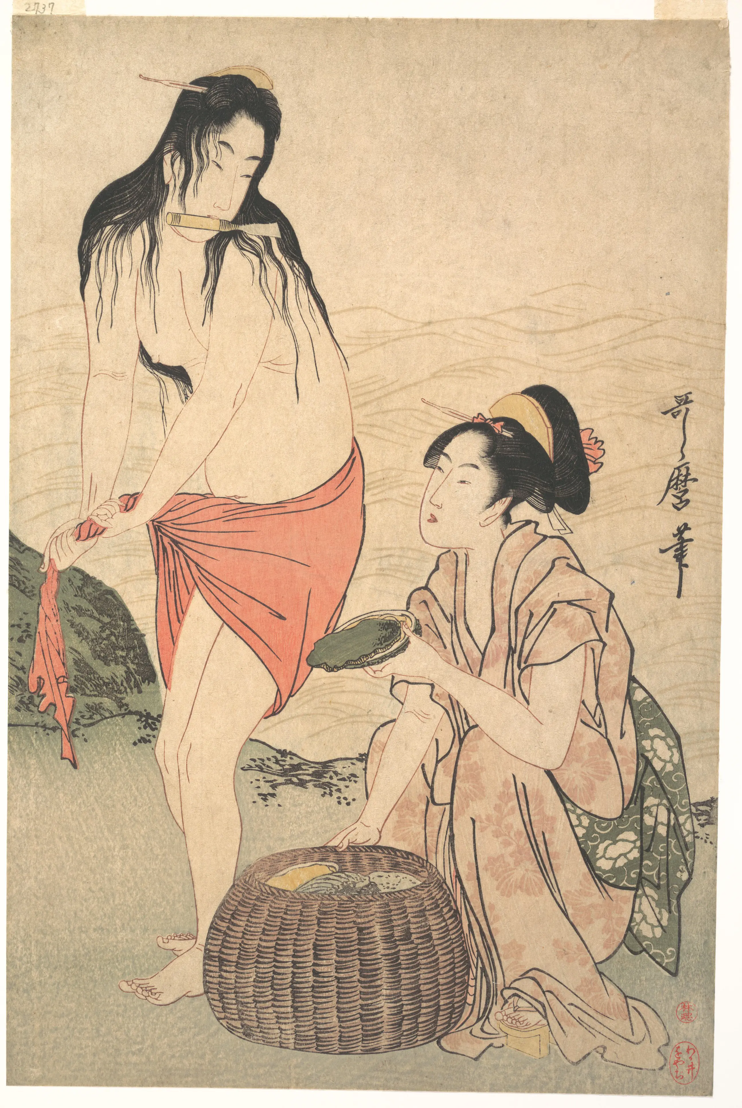 鲍鱼潜女