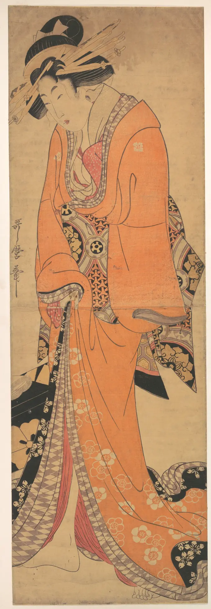 艺妓，大概是一位歌女