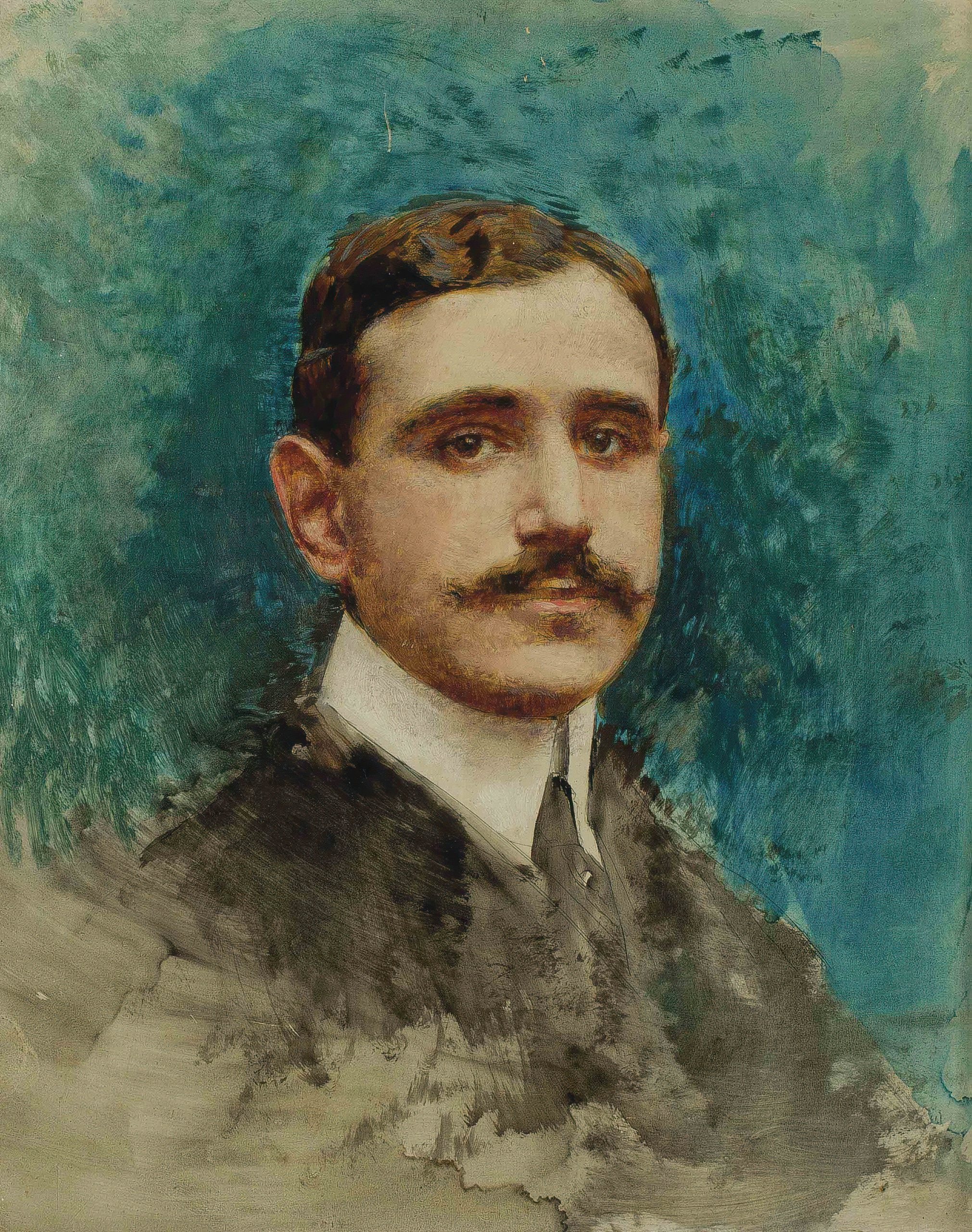 《一个男人的肖像》（Portrait of a man）｜莱昂·博纳 Léon Bonnat｜不明
