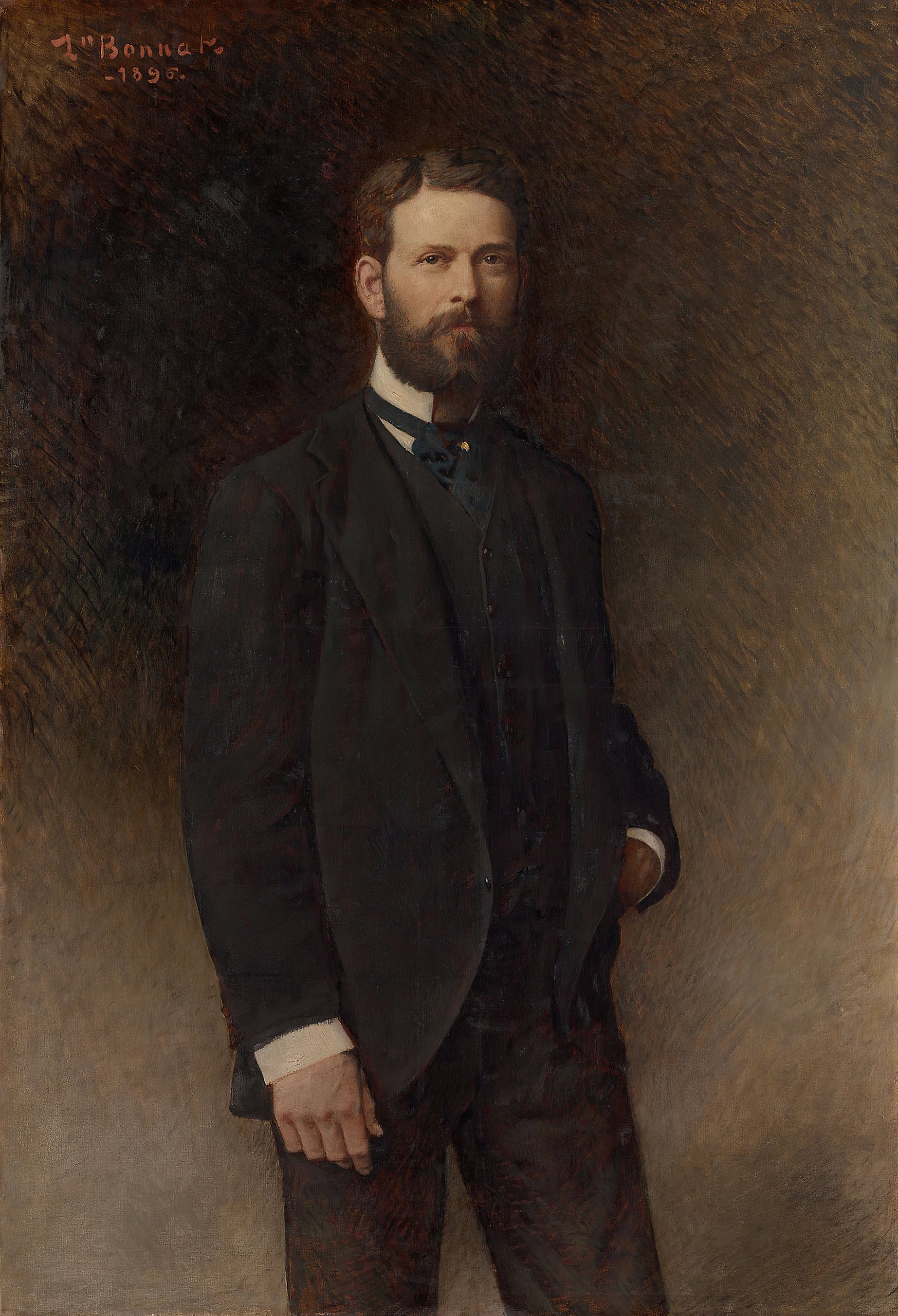 《亨利·菲尔德的肖像》（Portrait of Henry Field）｜莱昂·博纳 Léon Bonnat｜1896
