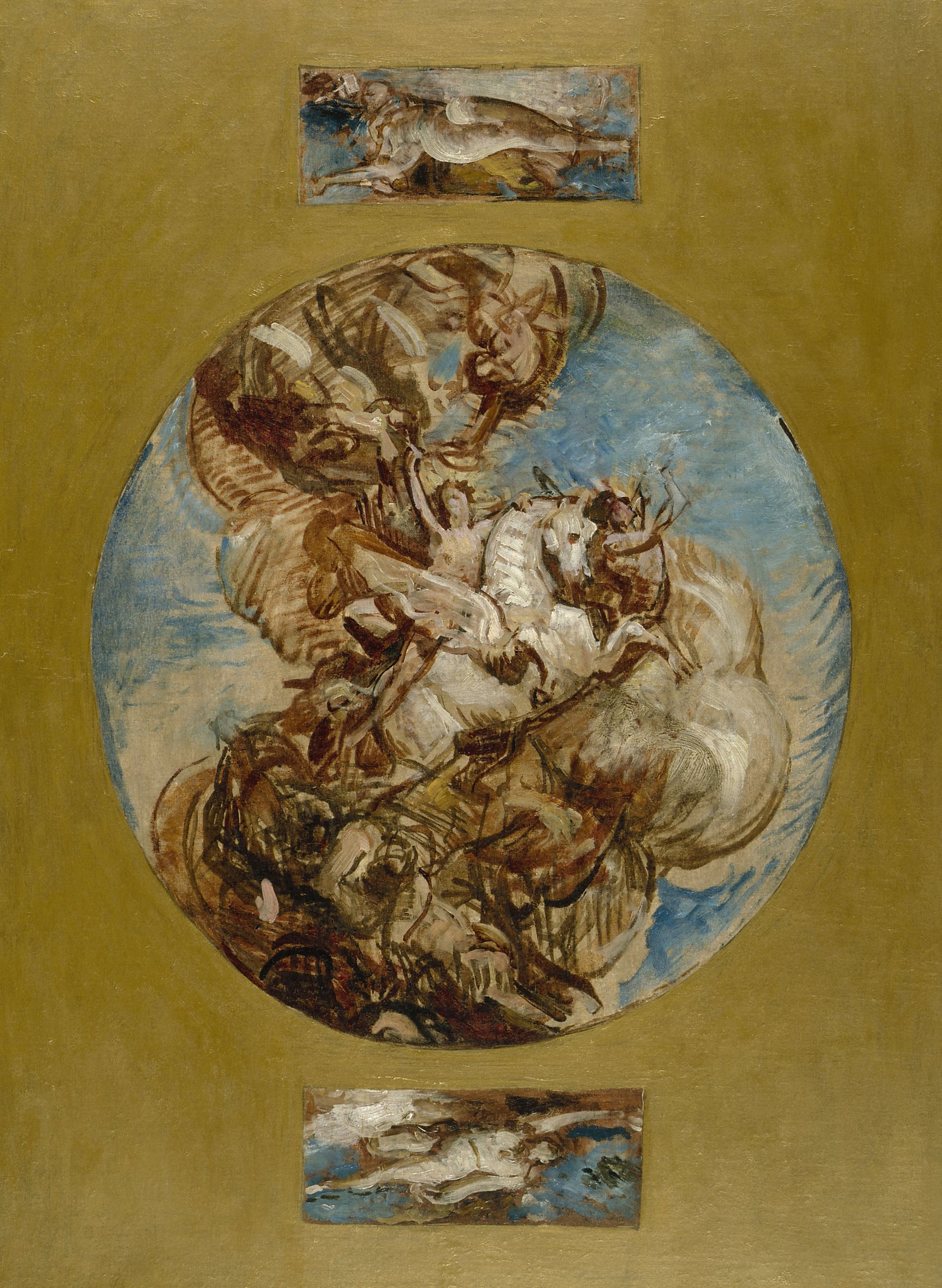 《艺术的颂扬》（The glorification of Art）｜莱昂·博纳 Léon Bonnat｜1888