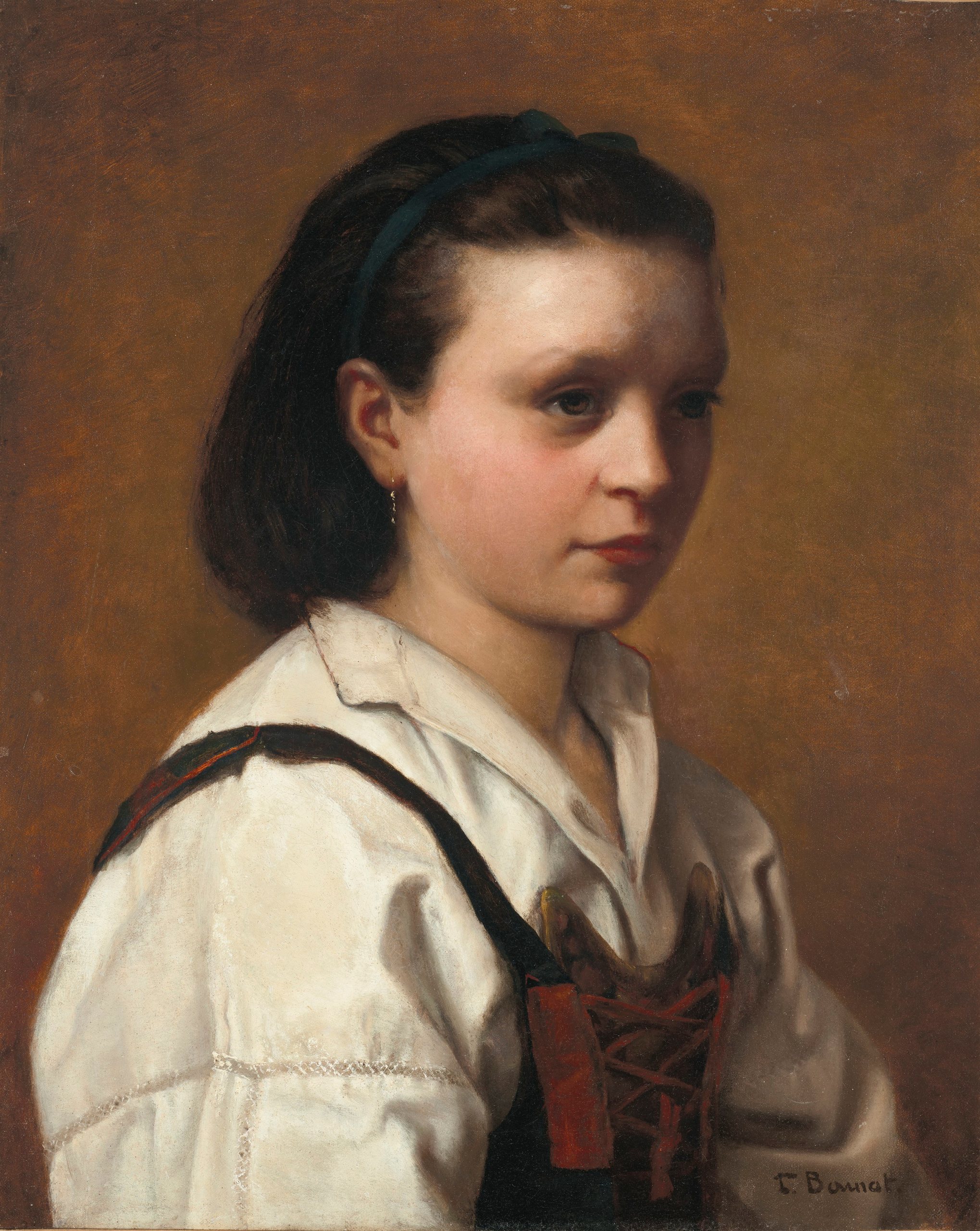 《年轻的意大利人》（The young Italian）｜莱昂·博纳 Léon Bonnat｜不明