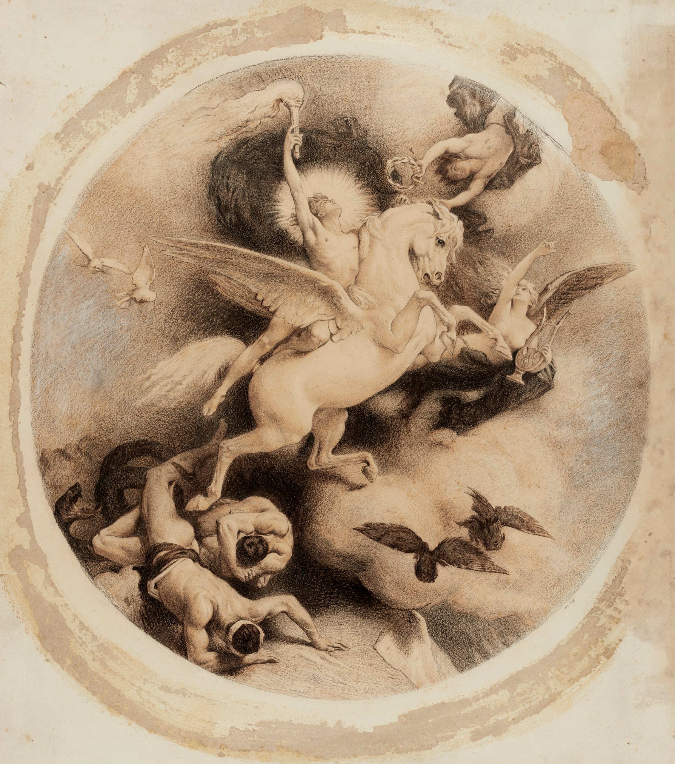 《艺术的胜利》（The Triumph of Art）｜莱昂·博纳 Léon Bonnat｜不明