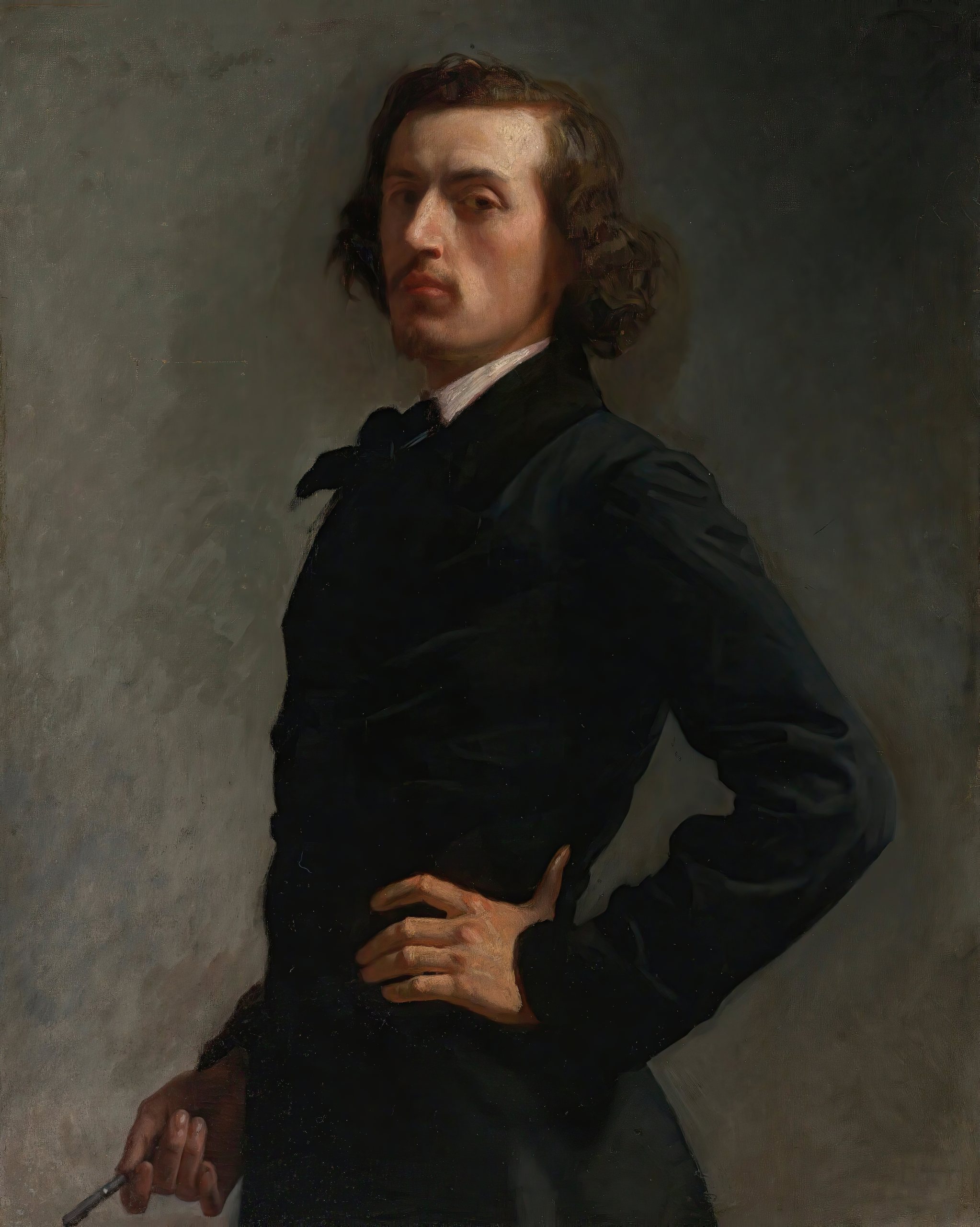 《阿拉德先生的肖像》（Portrait Of Monsieur Allard）｜莱昂·博纳 Léon Bonnat｜不明